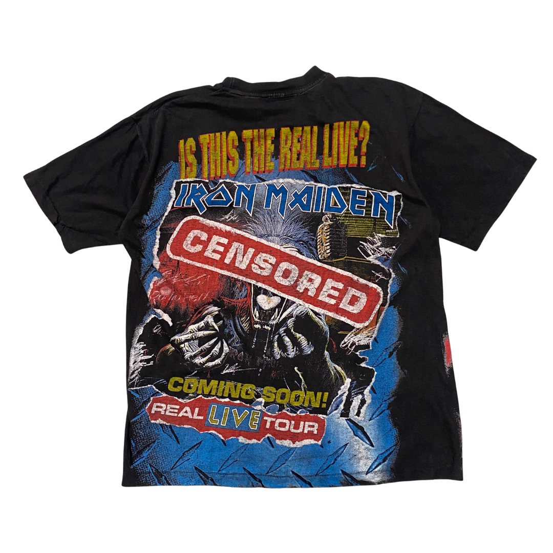 Iron Maiden 90's Real Live Tour AOP Tee