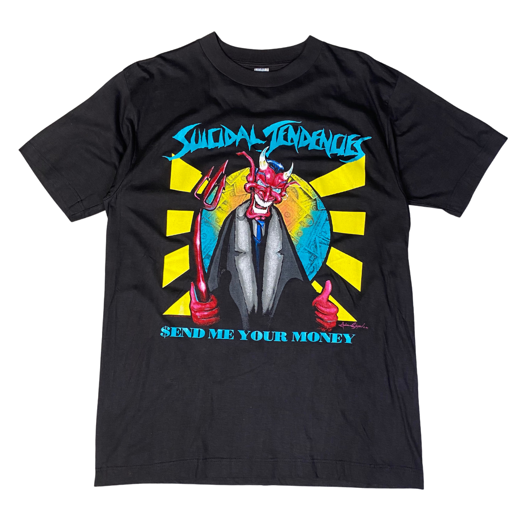 Suicidal Tendencies 1991 Send Me Your Money Tee