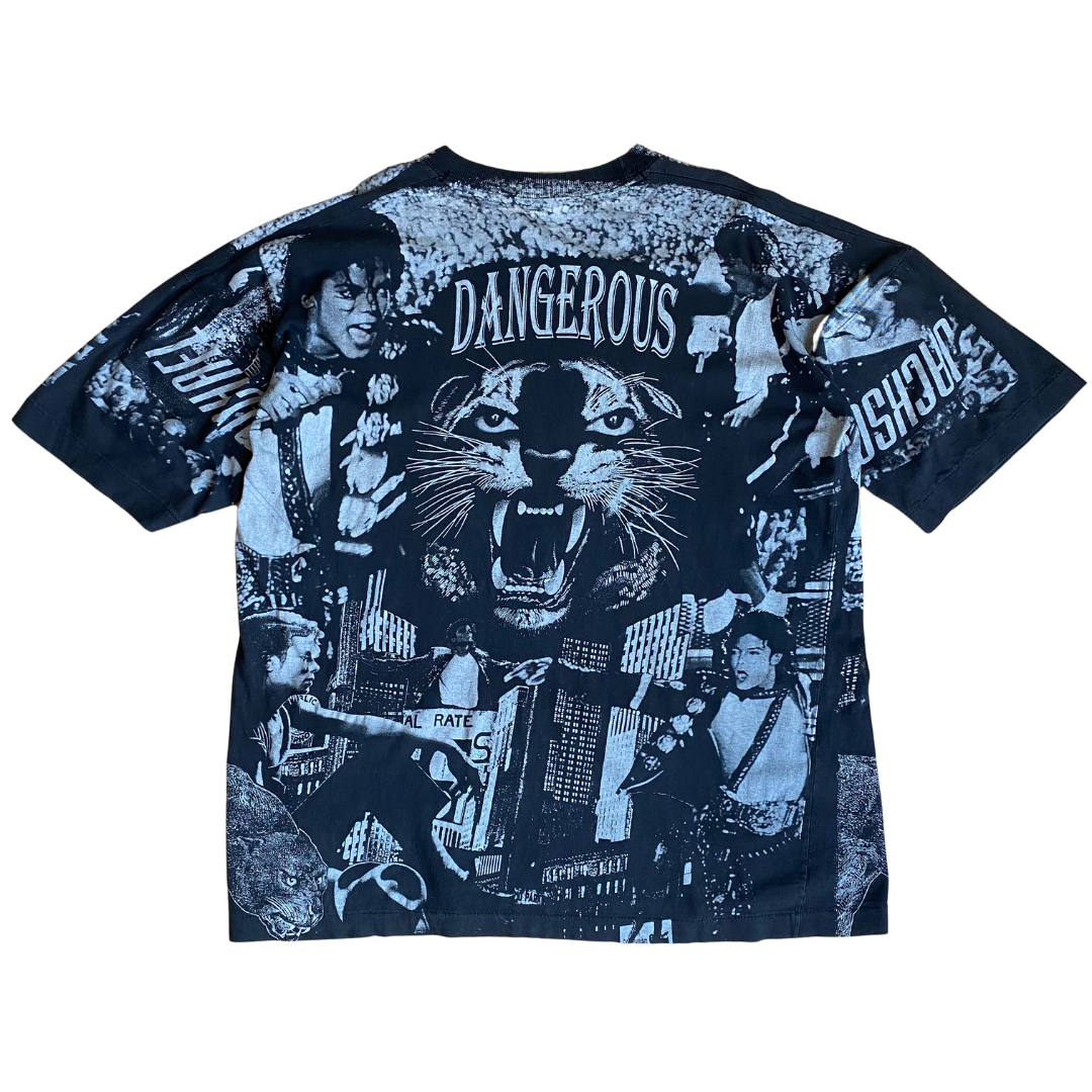 Michael Jackson 90's Dangerous All Over Print Tee