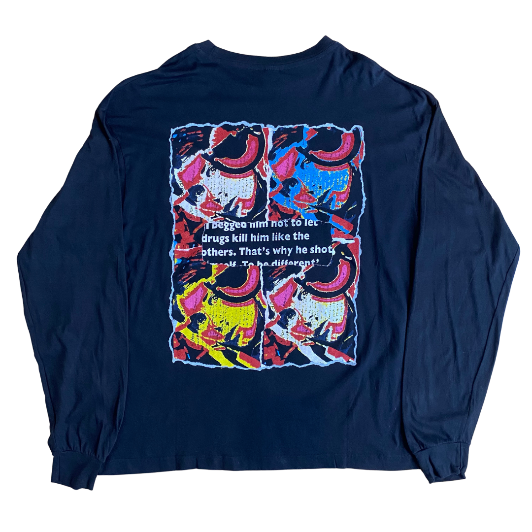 Kurt Cobain 90's Suicide Longsleeved Promo Tee