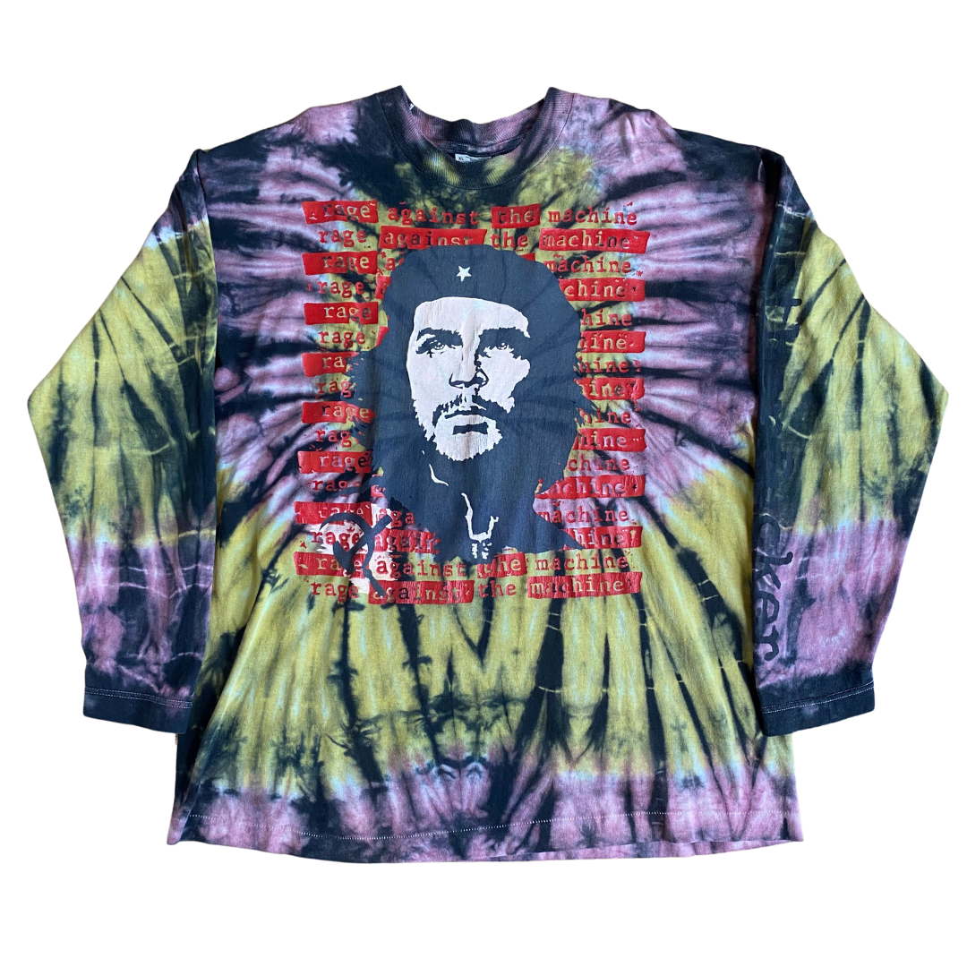 Rage Against The Machine 90's Killing In The Name (Che) Longsleeved Tie Dye Tee