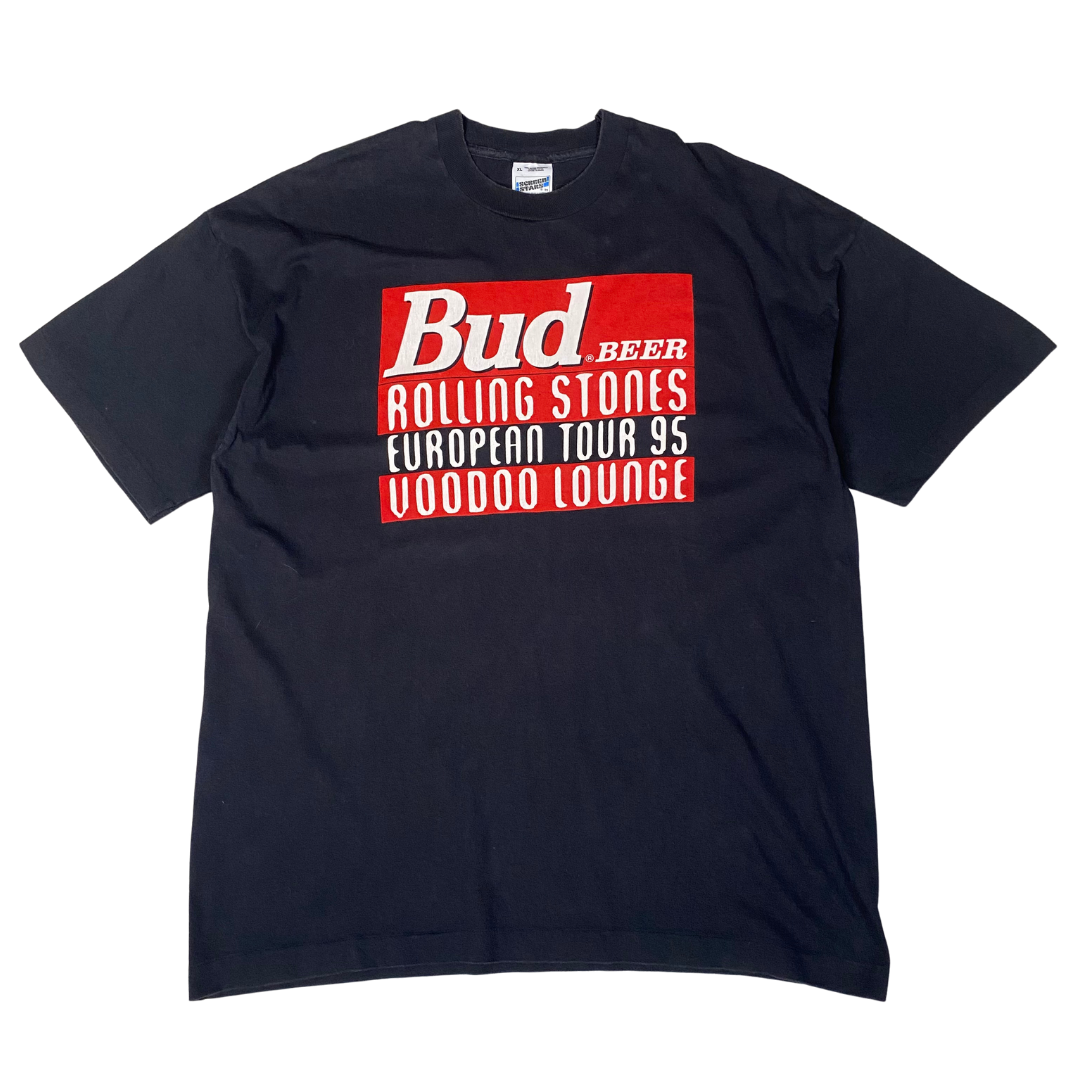 Rolling Stones 1995 Voodoo Lounge Bud Beer Tee