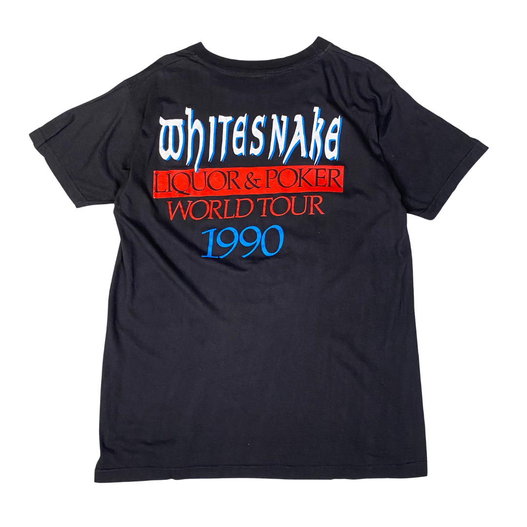 Whitesnake 1990 Liquor & Poker Tee