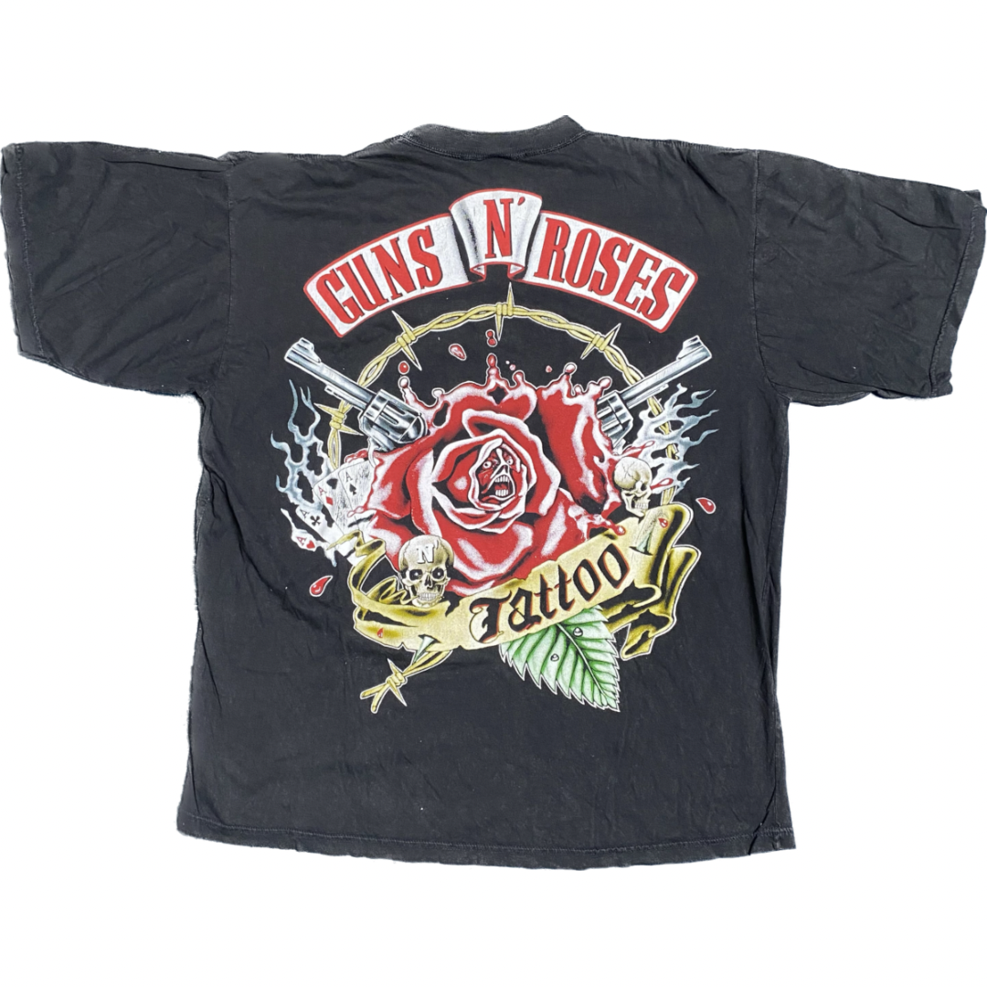 Guns 'N Roses 90's Jocker Tattoo Bootleg Tee