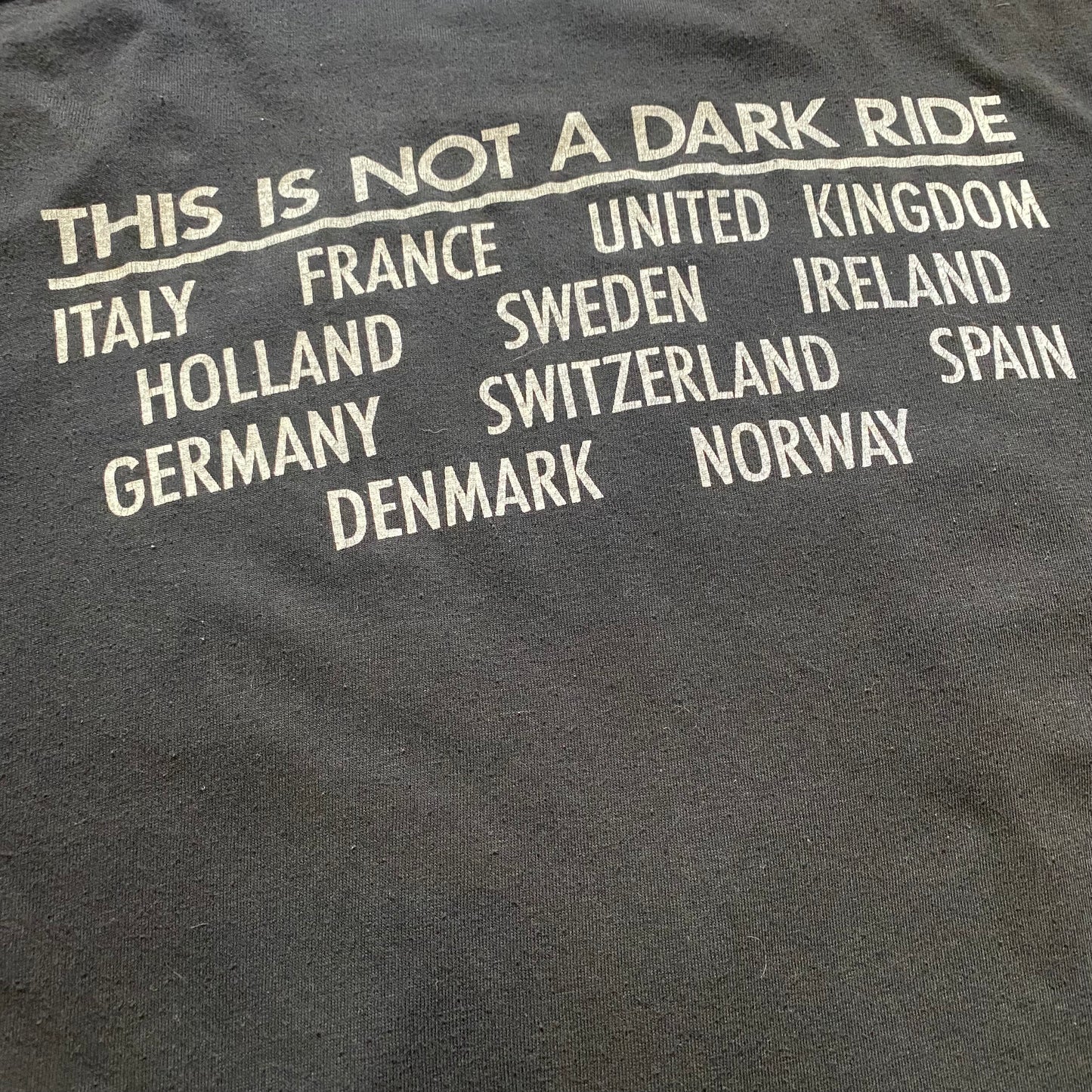 Bruce Springsteen 1988 This Is Not A Dark Ride Tee