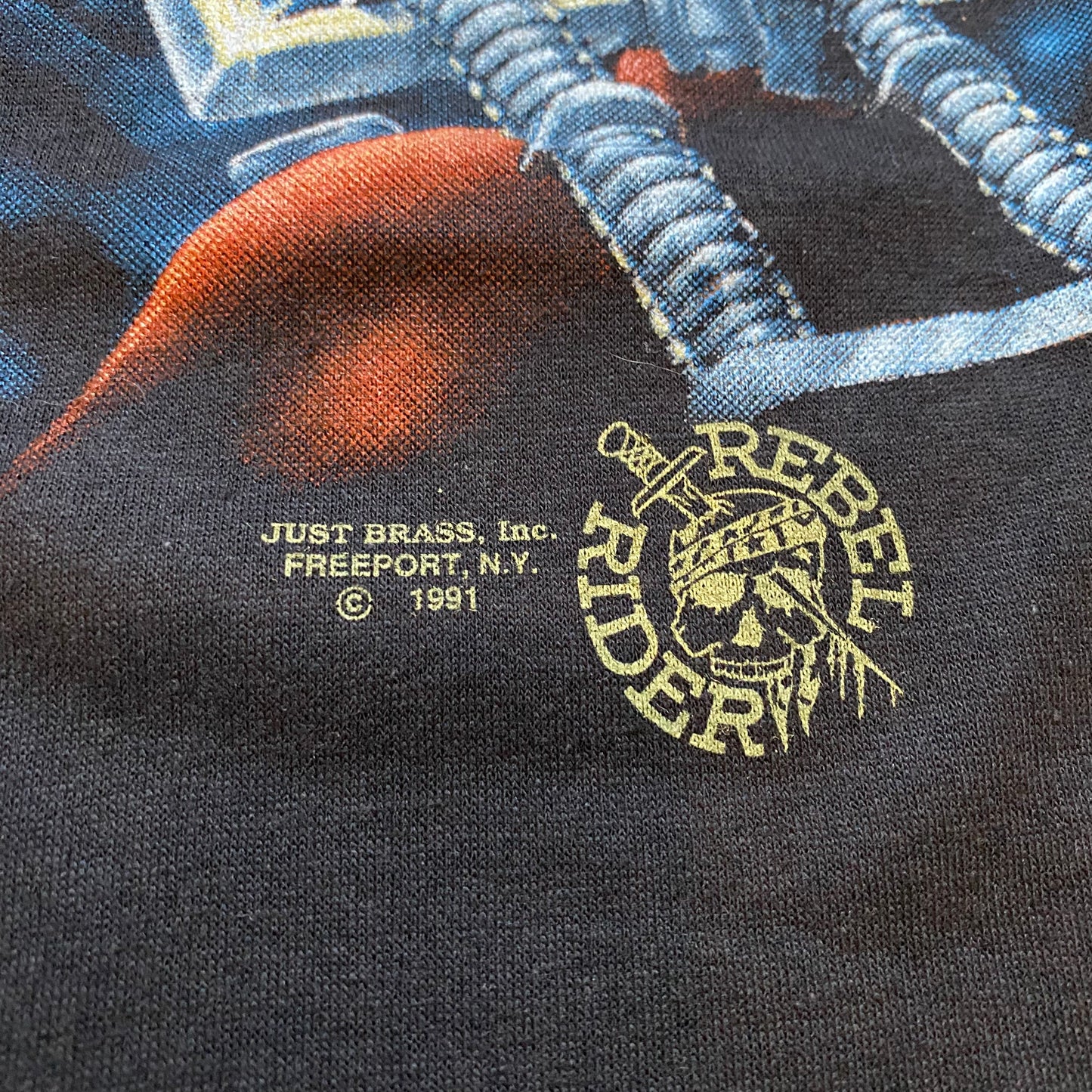 Rebel Rider 1991 The Eagle Has Landed Just Brass Tee