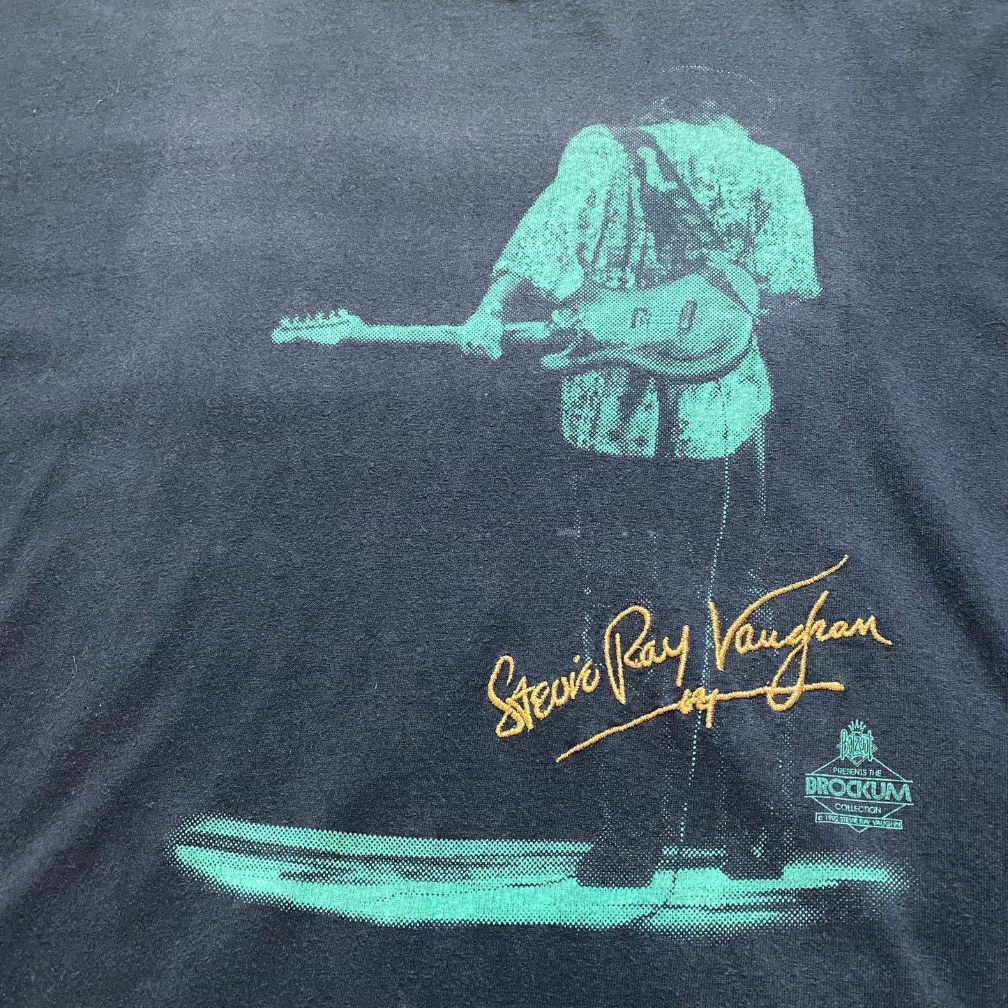 Stevie Ray Vaughan 1991 Embroidered Signature Tee