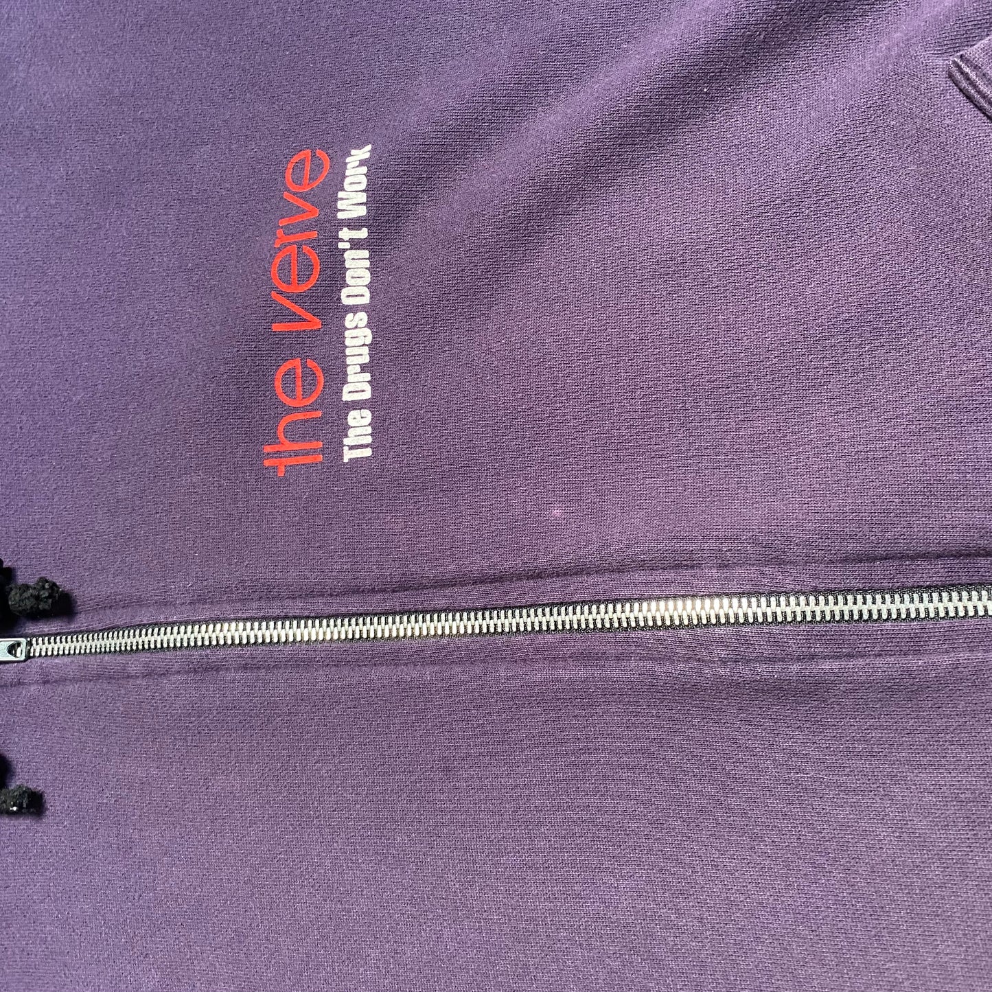 The Verve 90's The Drugs Don't Work Zip Up Hoodie