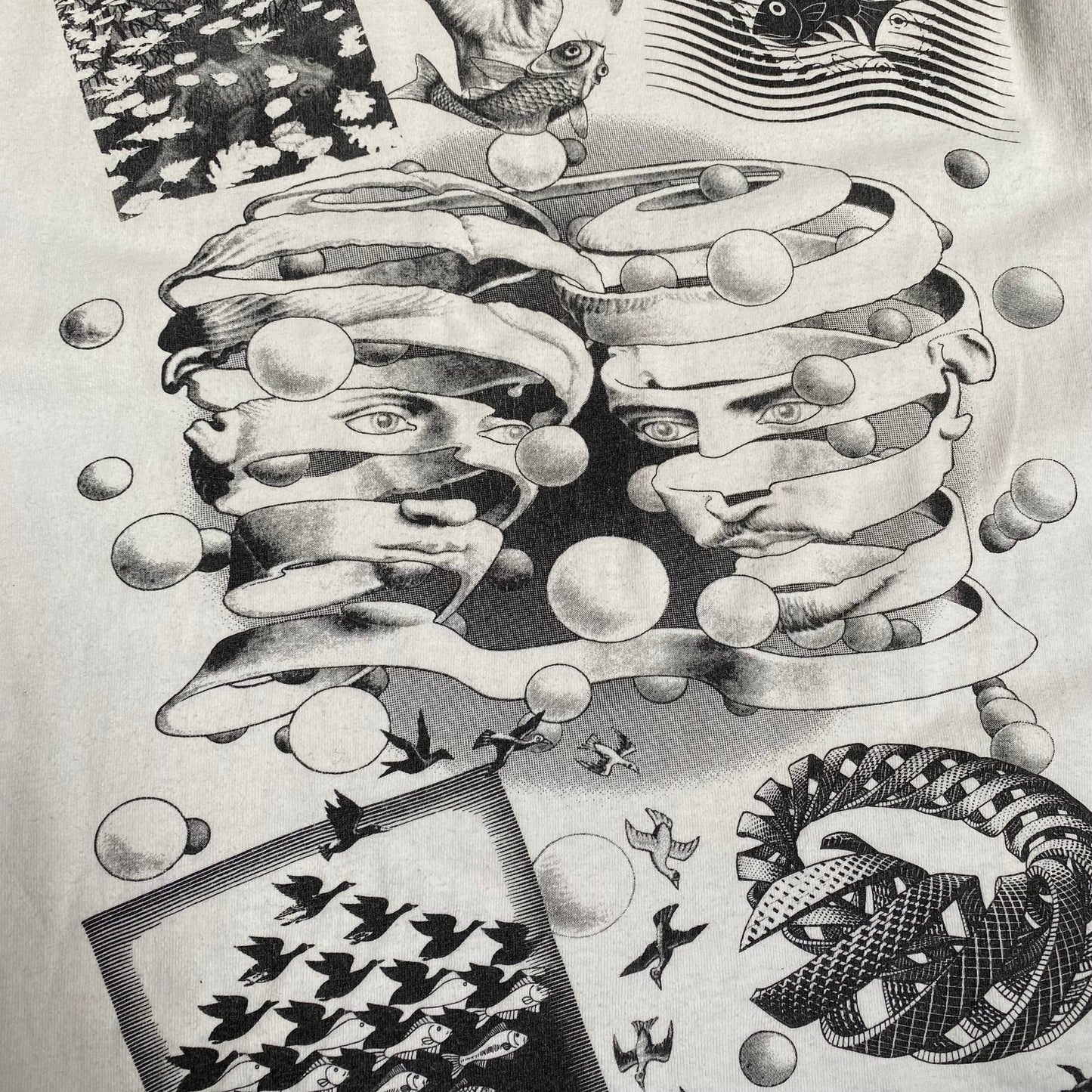 MC Escher 1991 All Over Print Tee