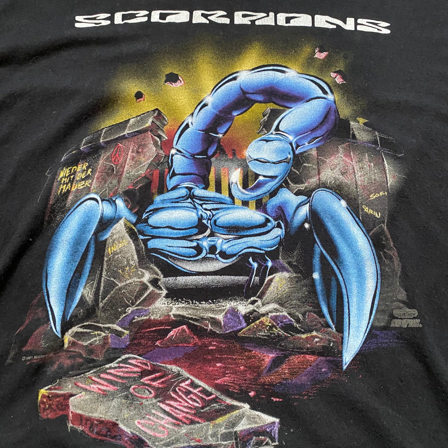 Scorpions 1991 Wind Of Change Tee