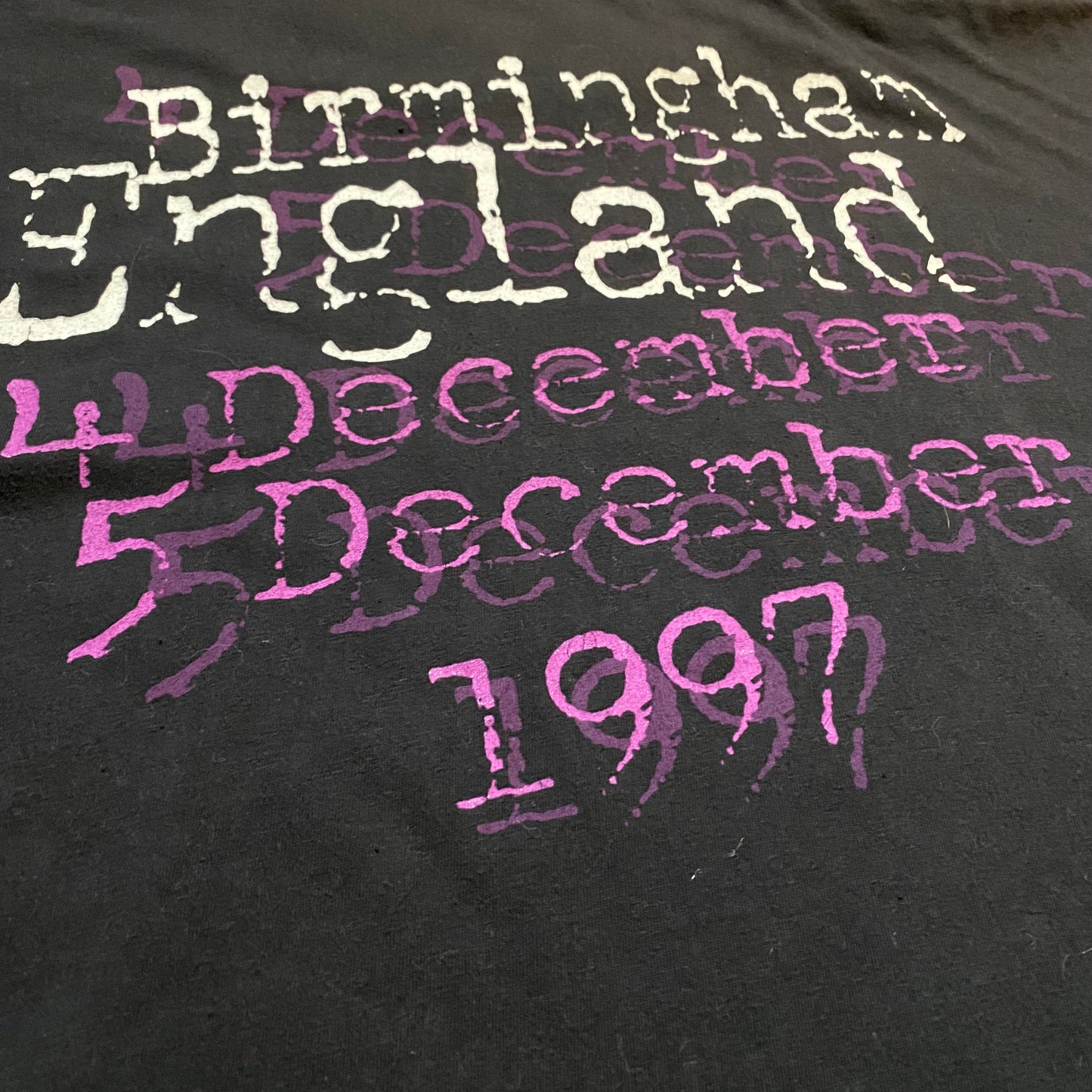 Black Sabbath 1997 England Tour Tee