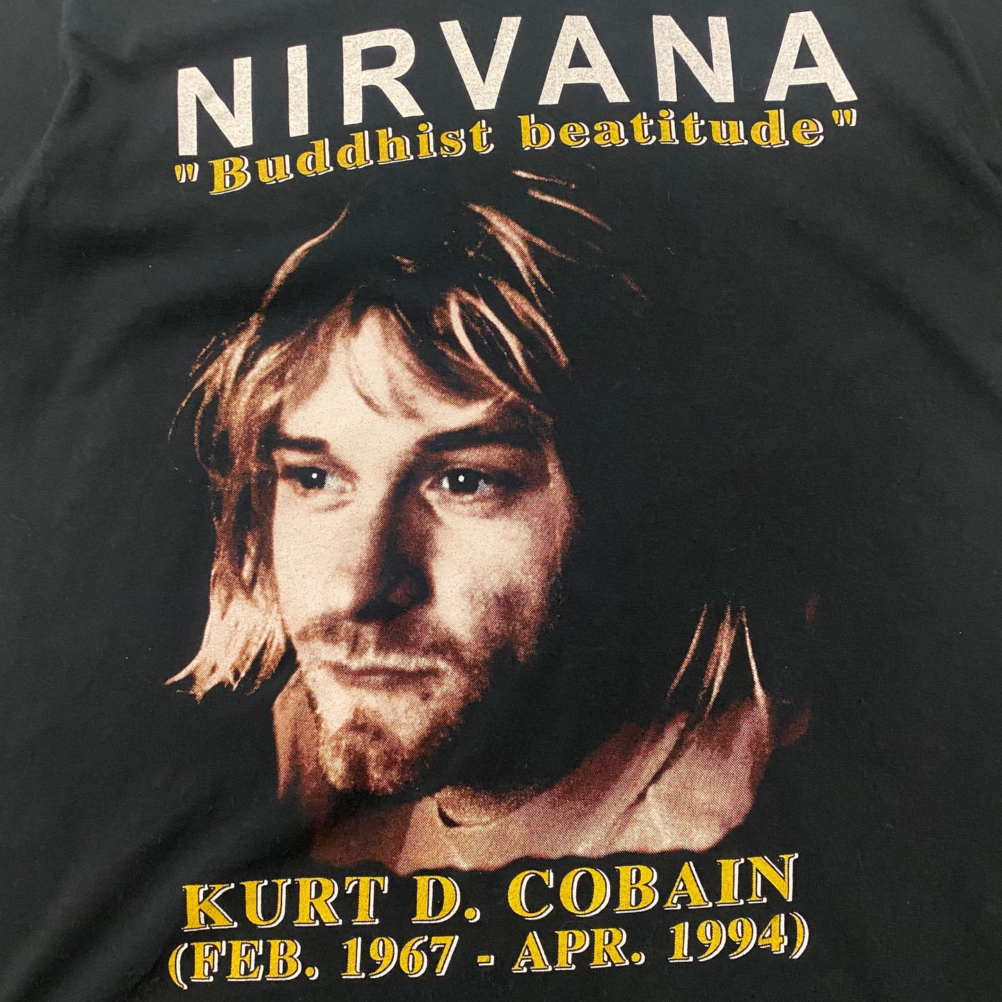 Nirvana 00's Buddhist Beatitude Tee