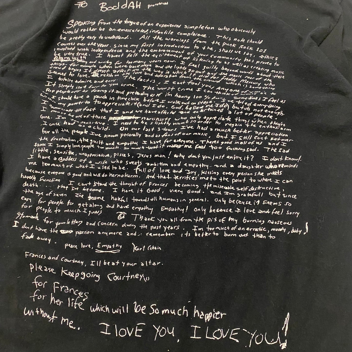 Nirvana 00's Buddhist Beatitude Tee