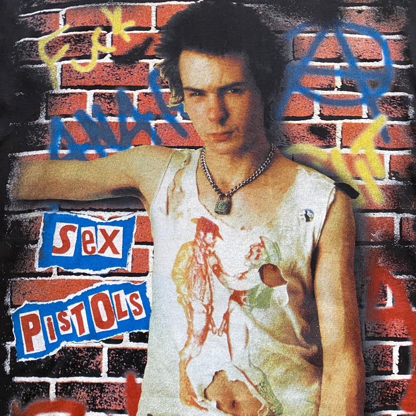 Sex Pistols 90's Sid Vicious Brick Wall Tee (2)
