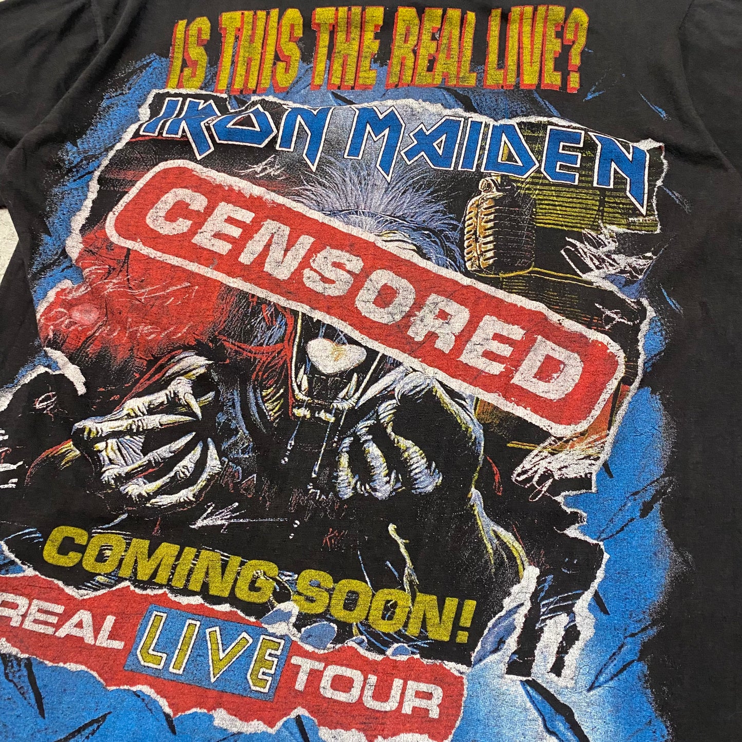 Iron Maiden 90's Real Live Tour AOP Tee