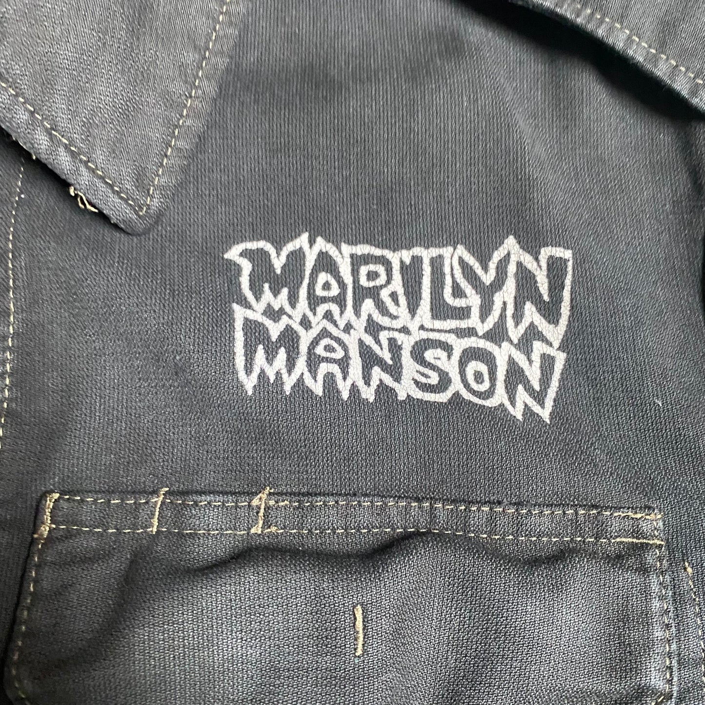 Marilyn Manson 90's I Smell Children Military Jacket