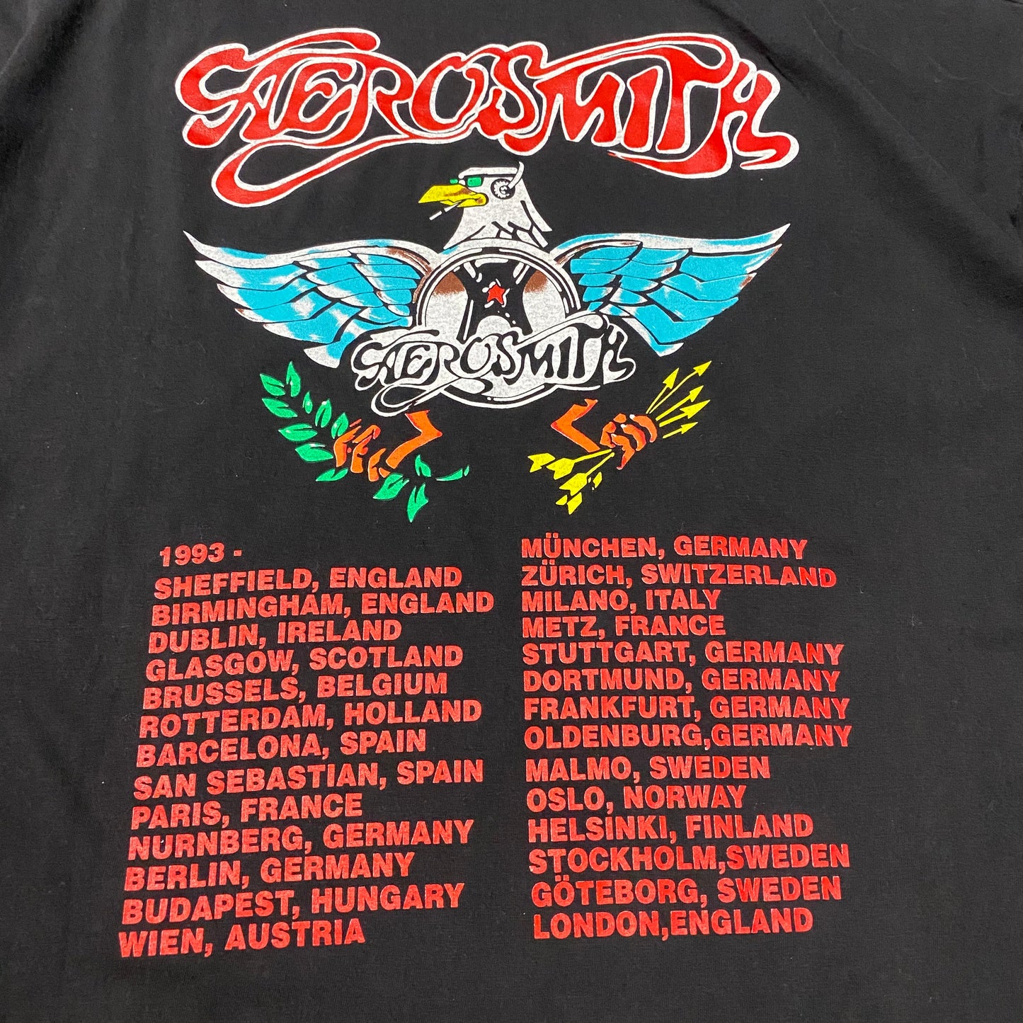 Aerosmith 1993 Aero Force One Tee