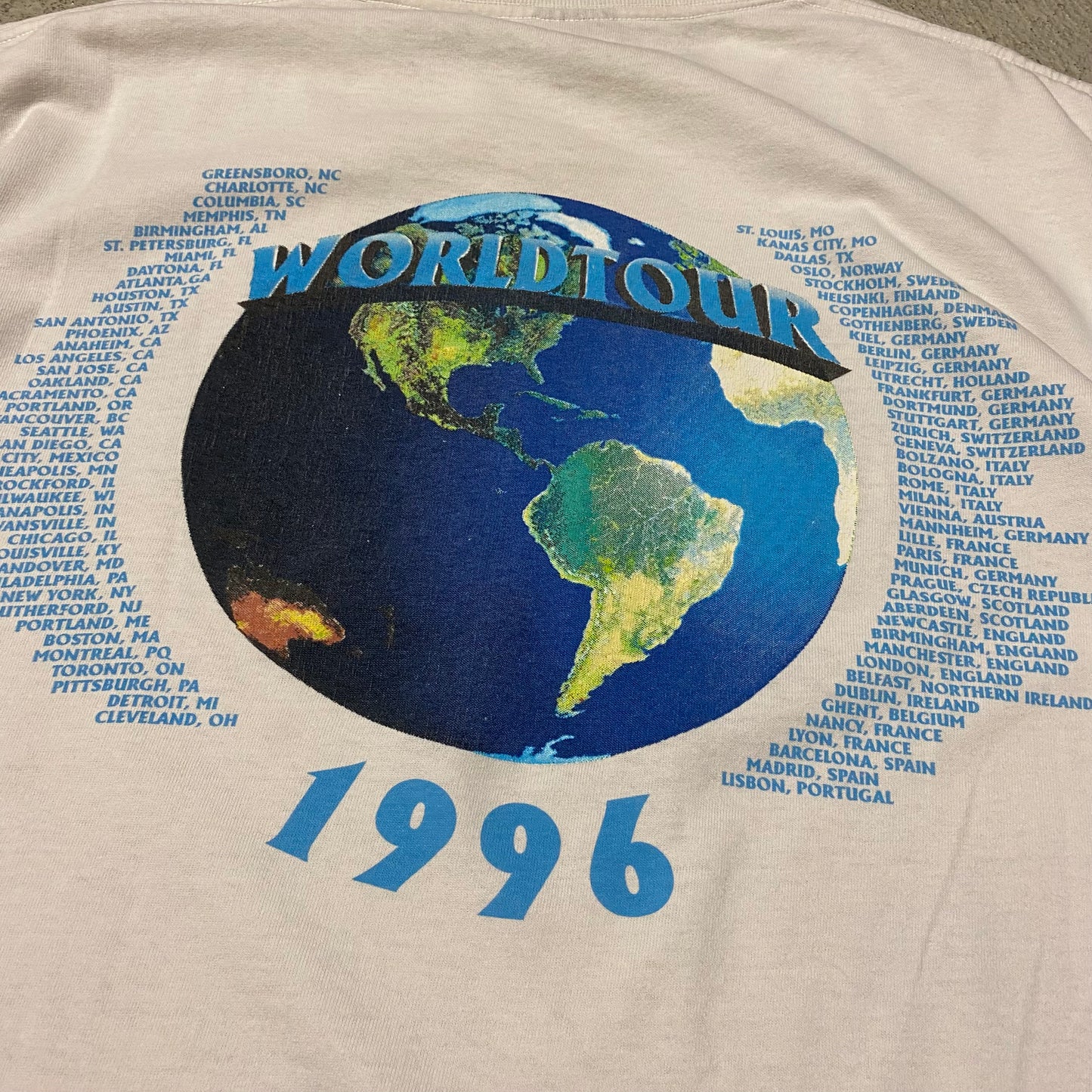 ACDC 1996 World Tour Tee