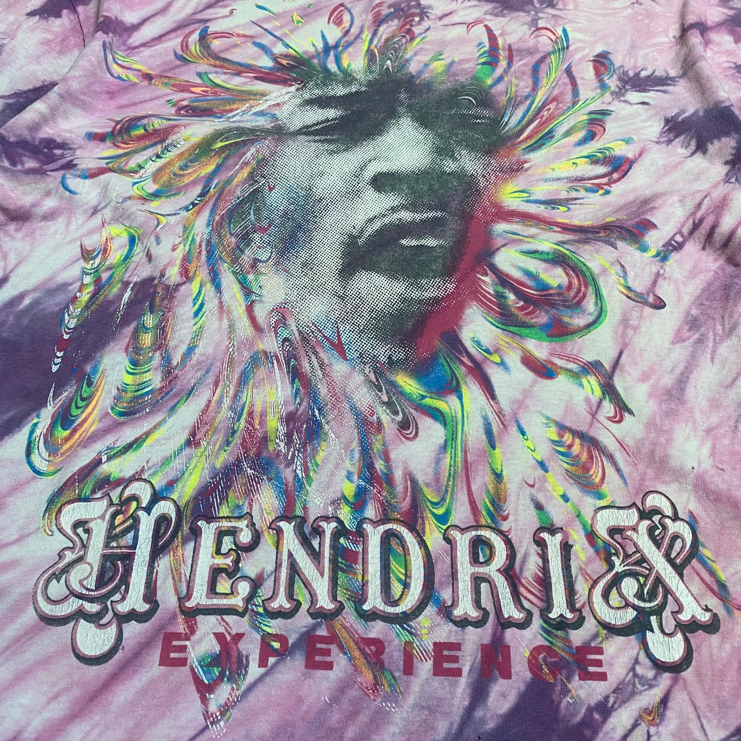 Jimi Hendrix 90's Hendrix Experience Tie Dye Tee