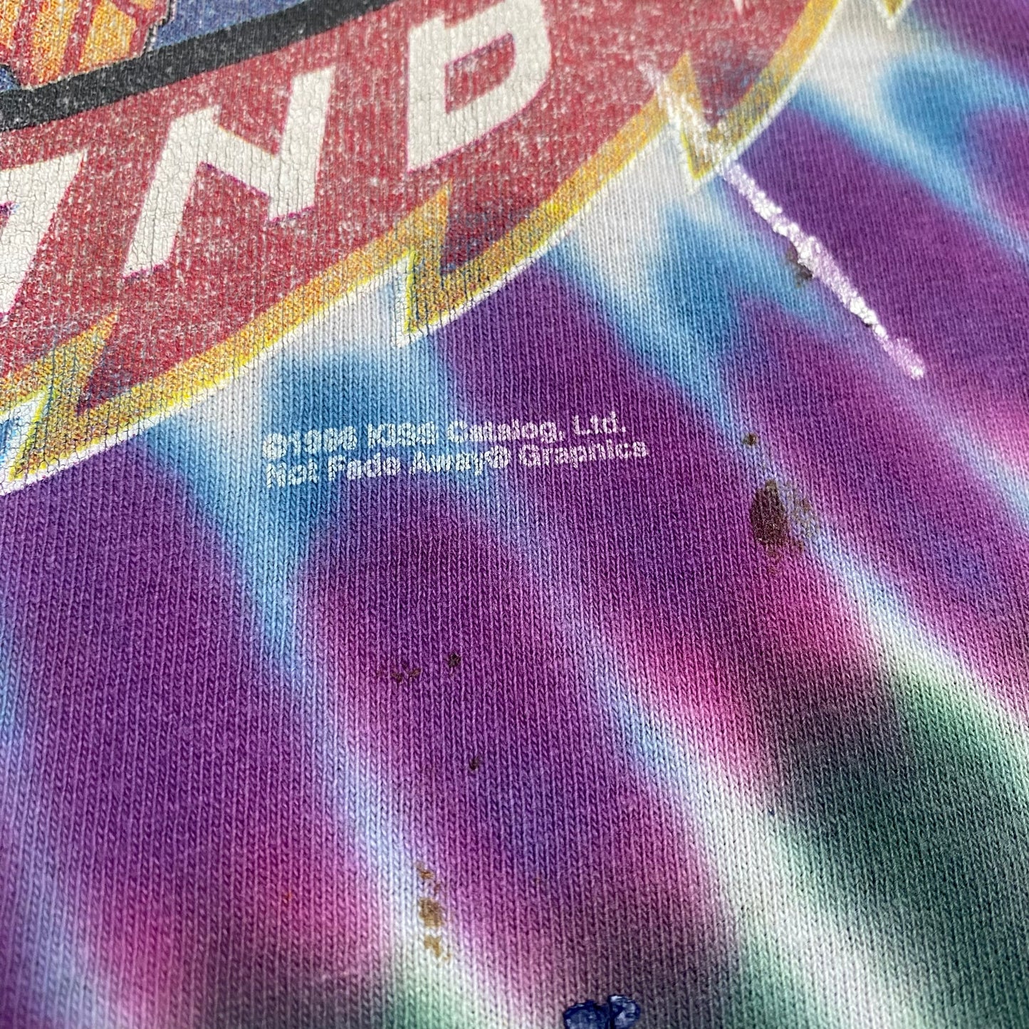 Kiss 1996 Rock And Roll Over Tie Dye Tee