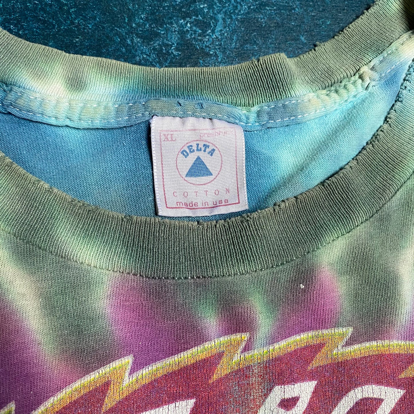 Kiss 1996 Rock And Roll Over Tie Dye Tee