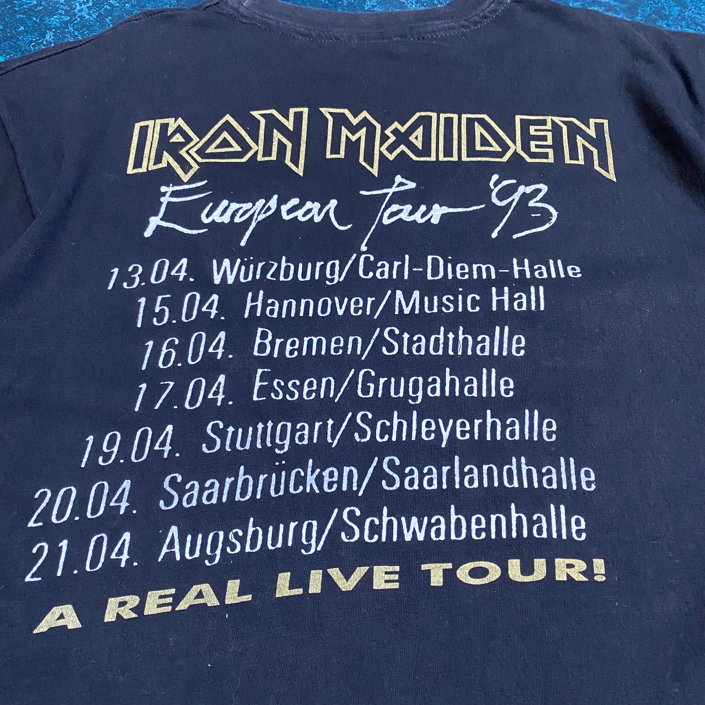 Iron Maiden 1993 A Real Live Tour! Tee