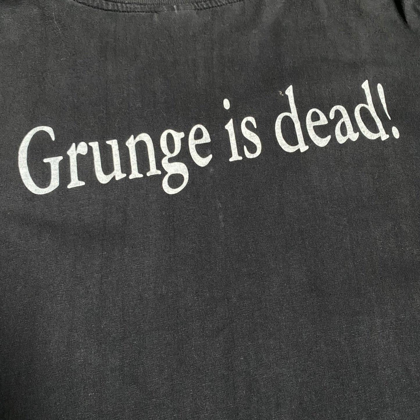 Nirvana 90's Grunge Is Dead Long Sleeved Tee