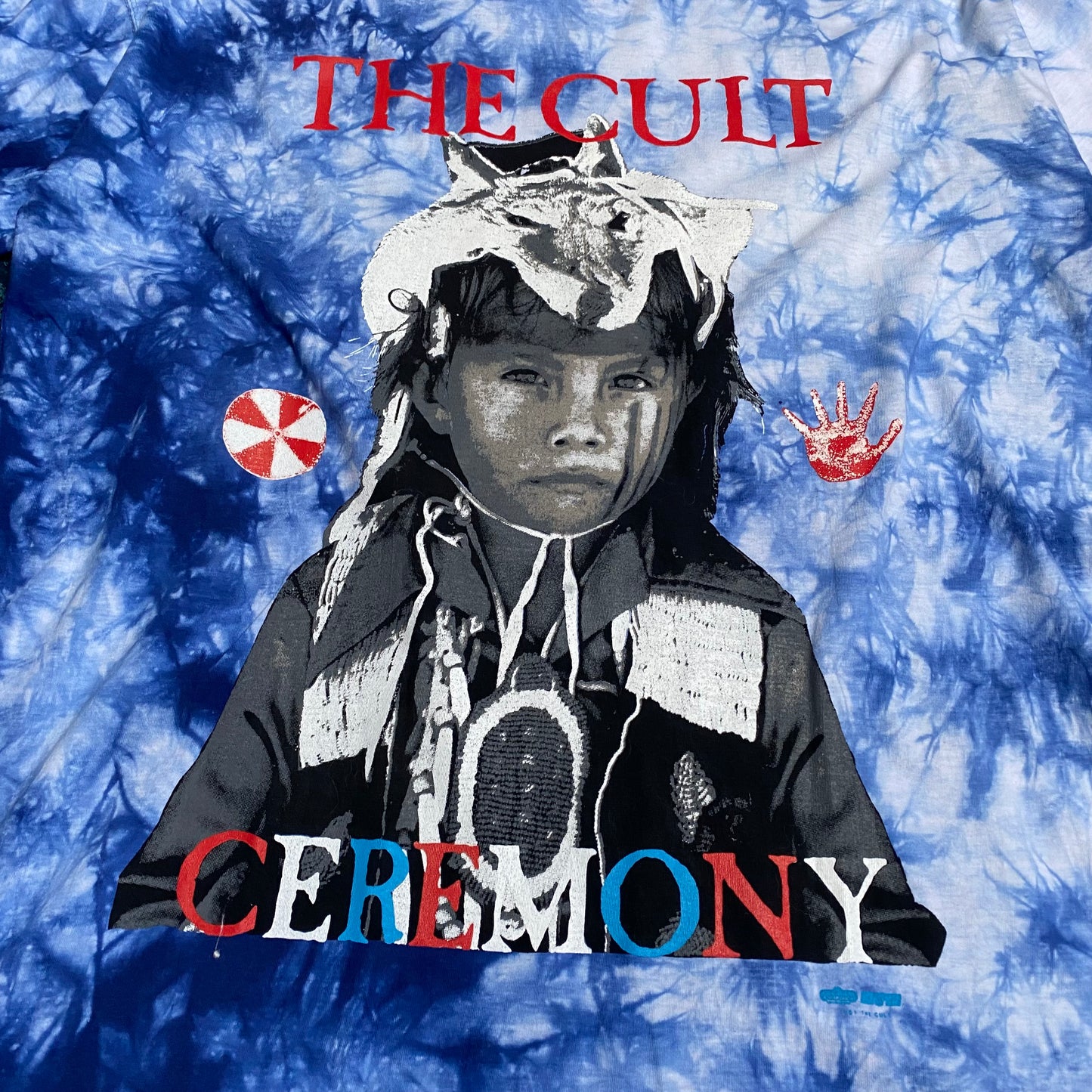 The Cult 1991 Ceremony Tie Dye Tee