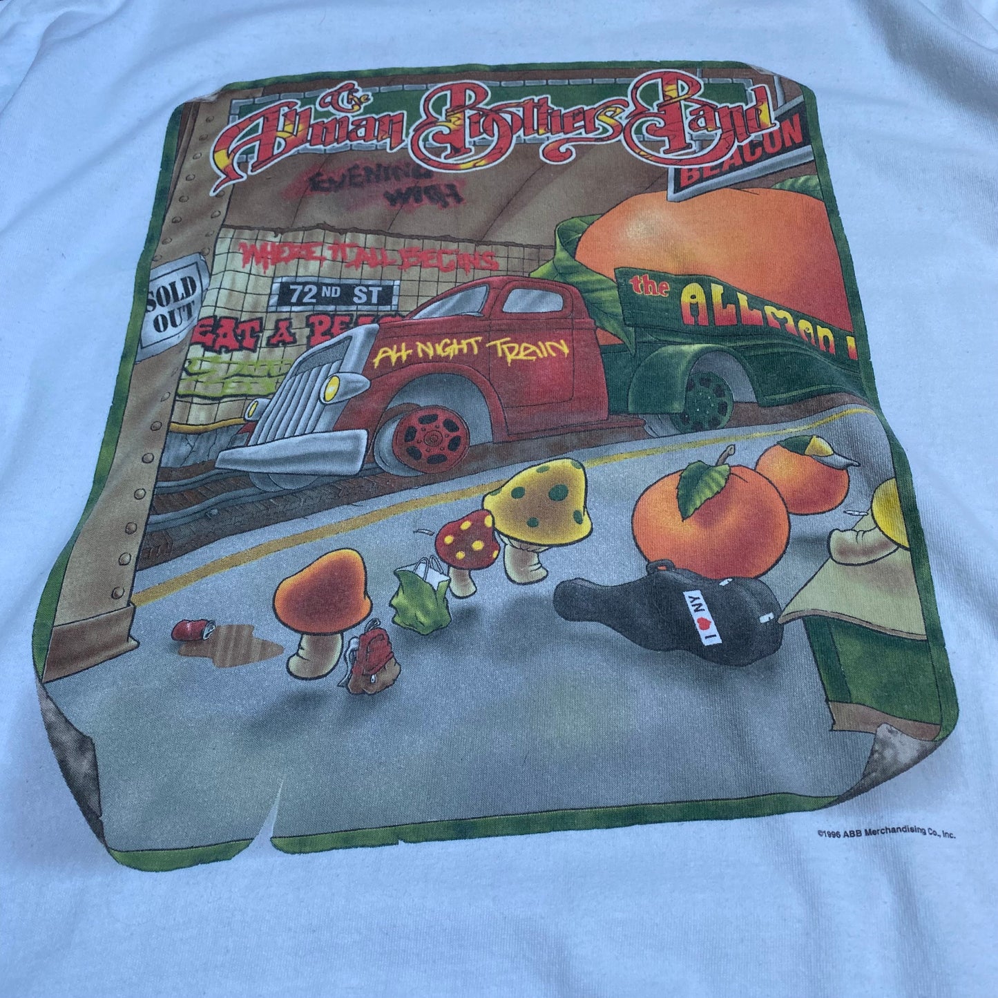 The Allman Brothers Band 1996 Summer Peach Party Tee