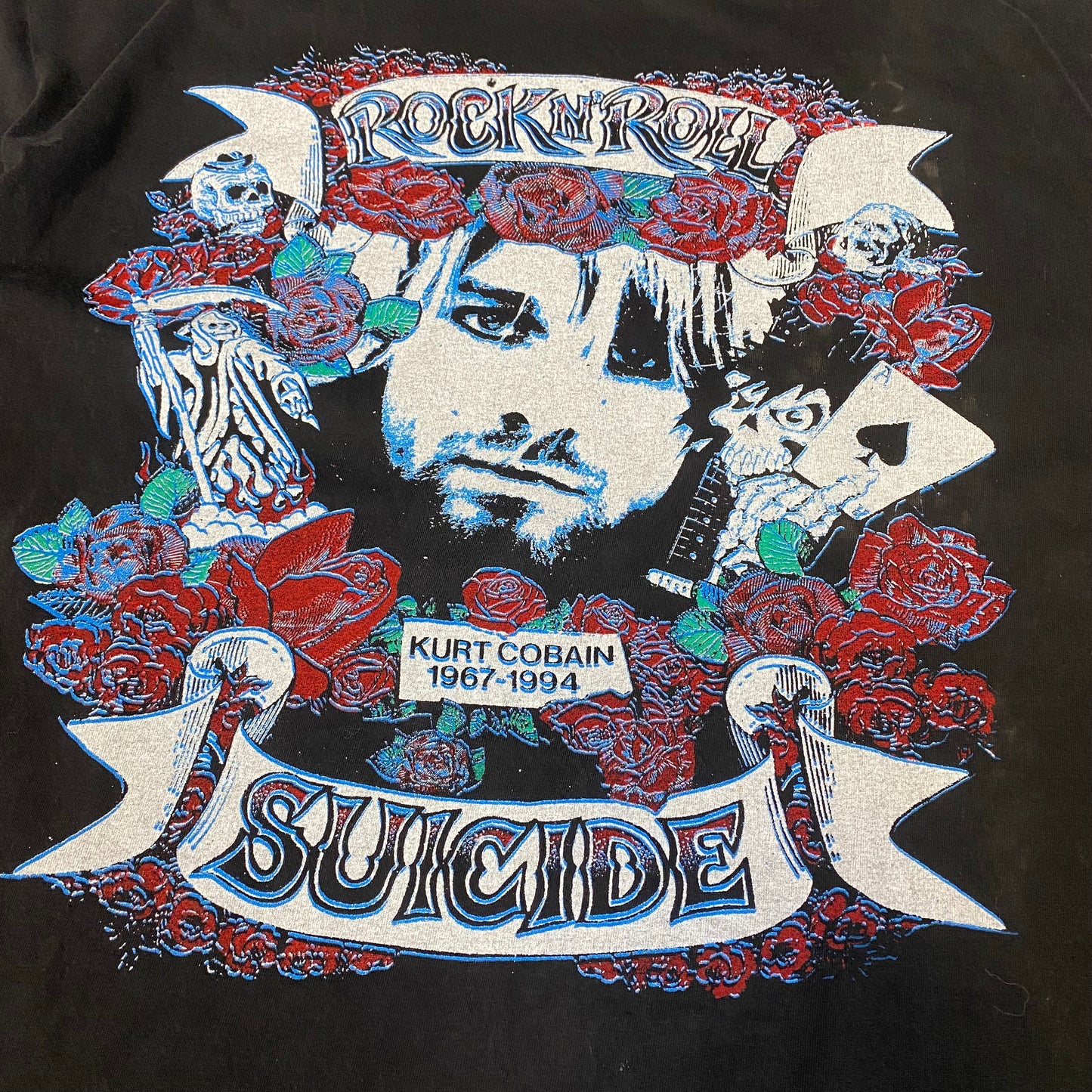 Kurt Cobain 1994 Rock 'N Roll Suicide Tee