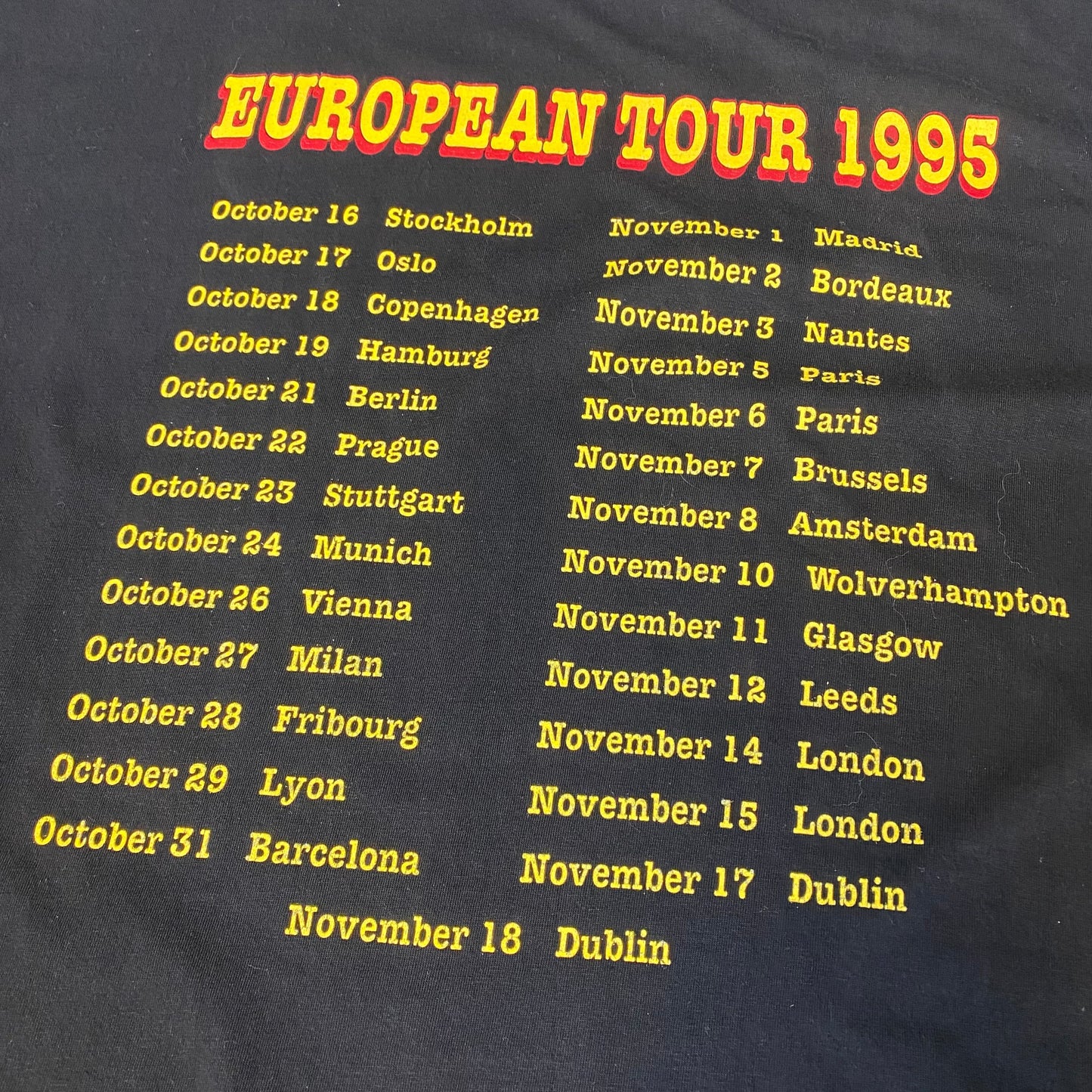 Foo Fighters 1995 Longsleeved Tee