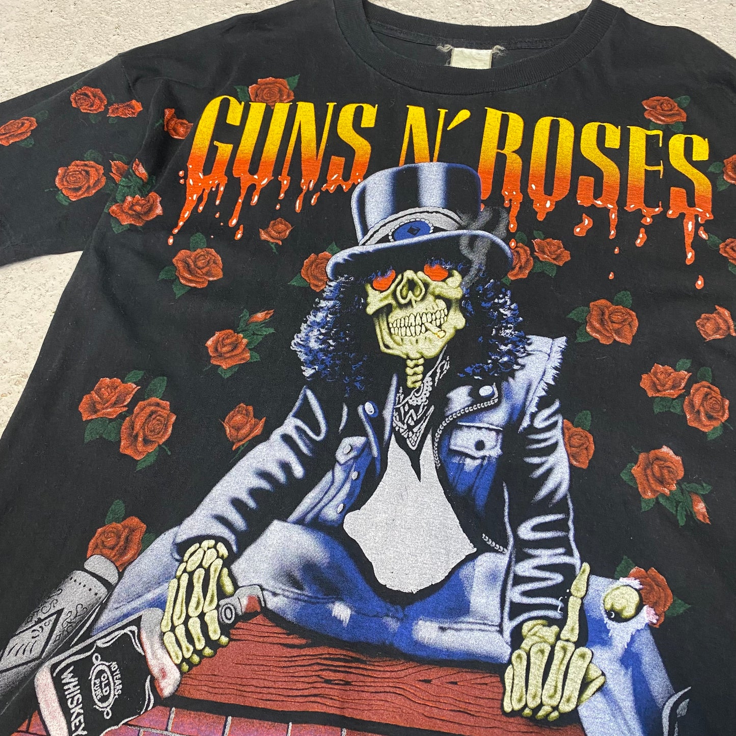 Guns 'N Roses Dead Slash All Over Print Tee