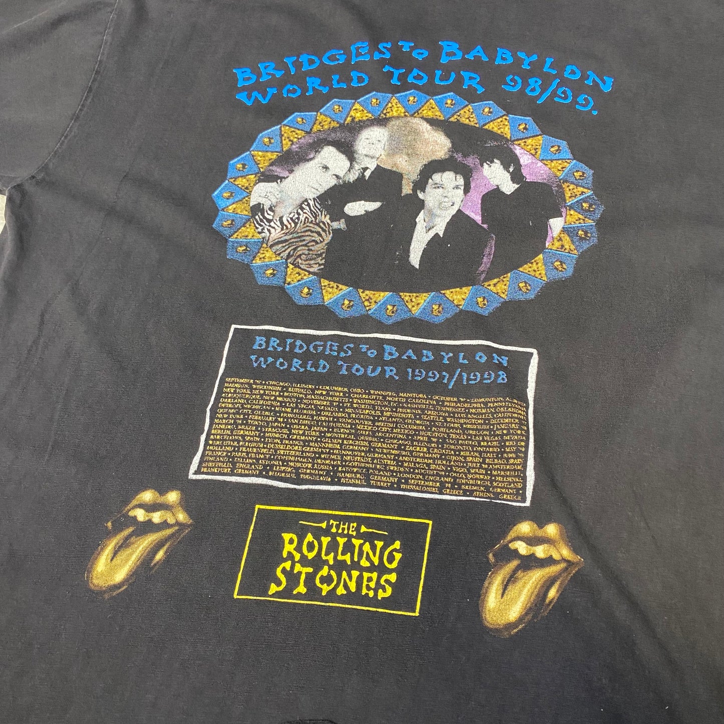 Rolling Stones 1997 Bridges To Babylon Tee