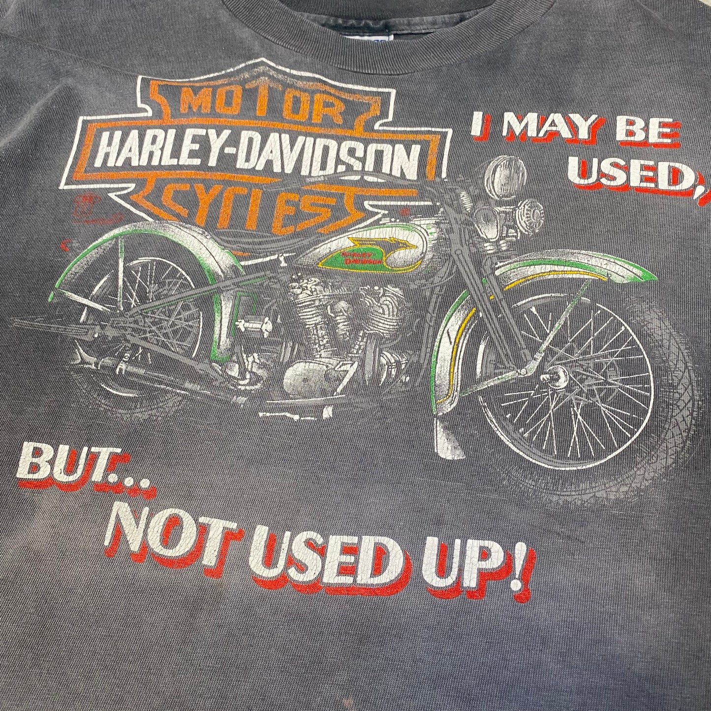 Harley Davidson 80's I May Be Used, But Not Used Up! Tee