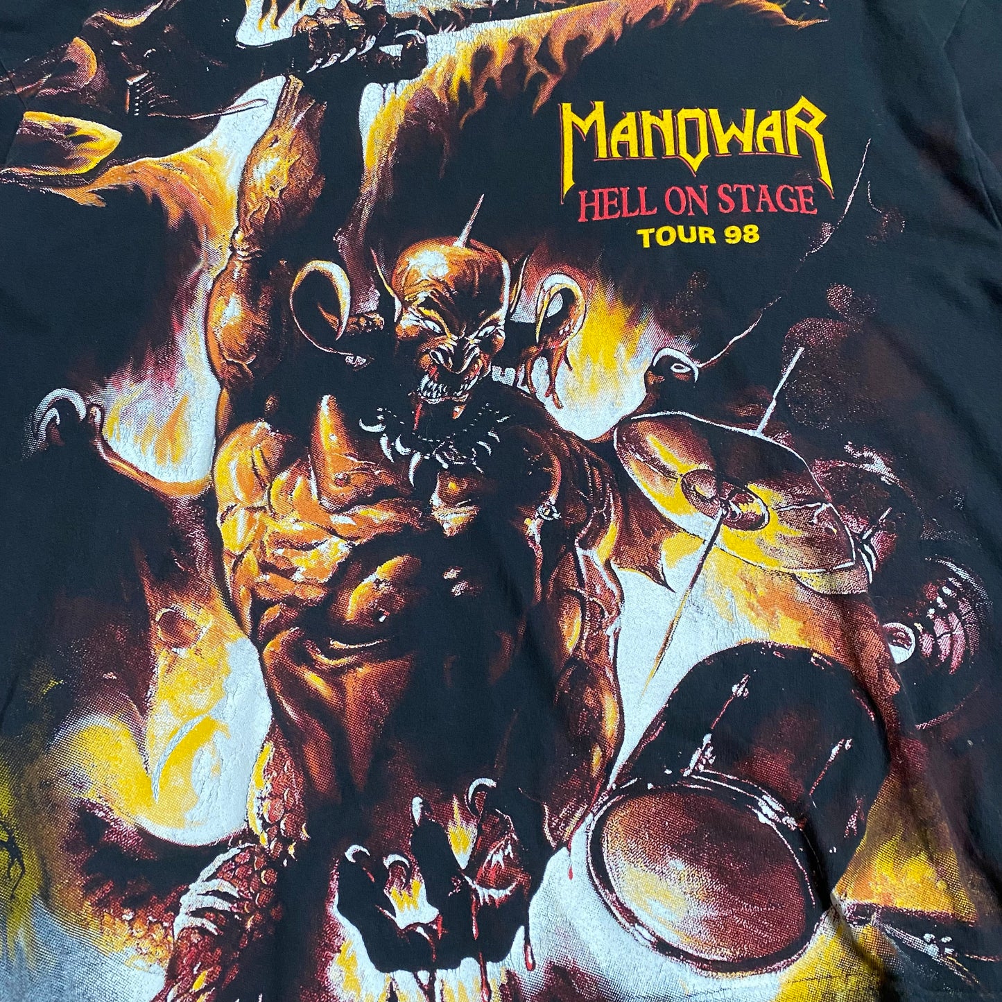 Manoway 1998 Hell On Stage All Over Print Tee