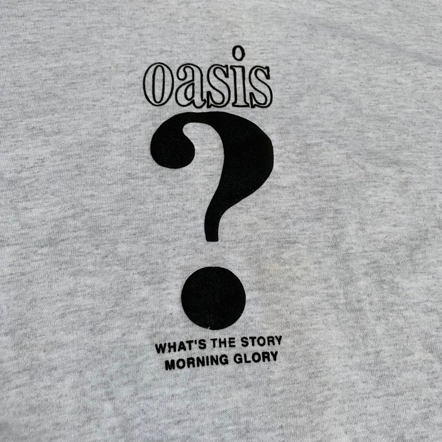Oasis 90's What's The Story Morning Glory Long Sleeved Promo Tee