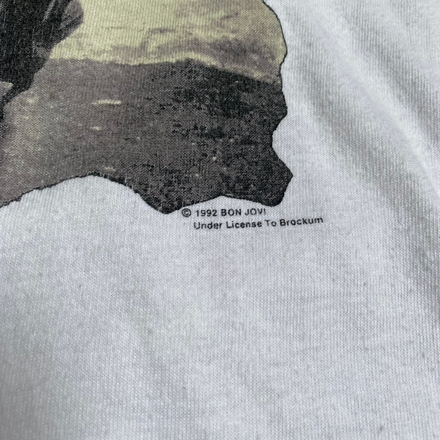 Bon Jovi 1992 Keep The Faith White Tee
