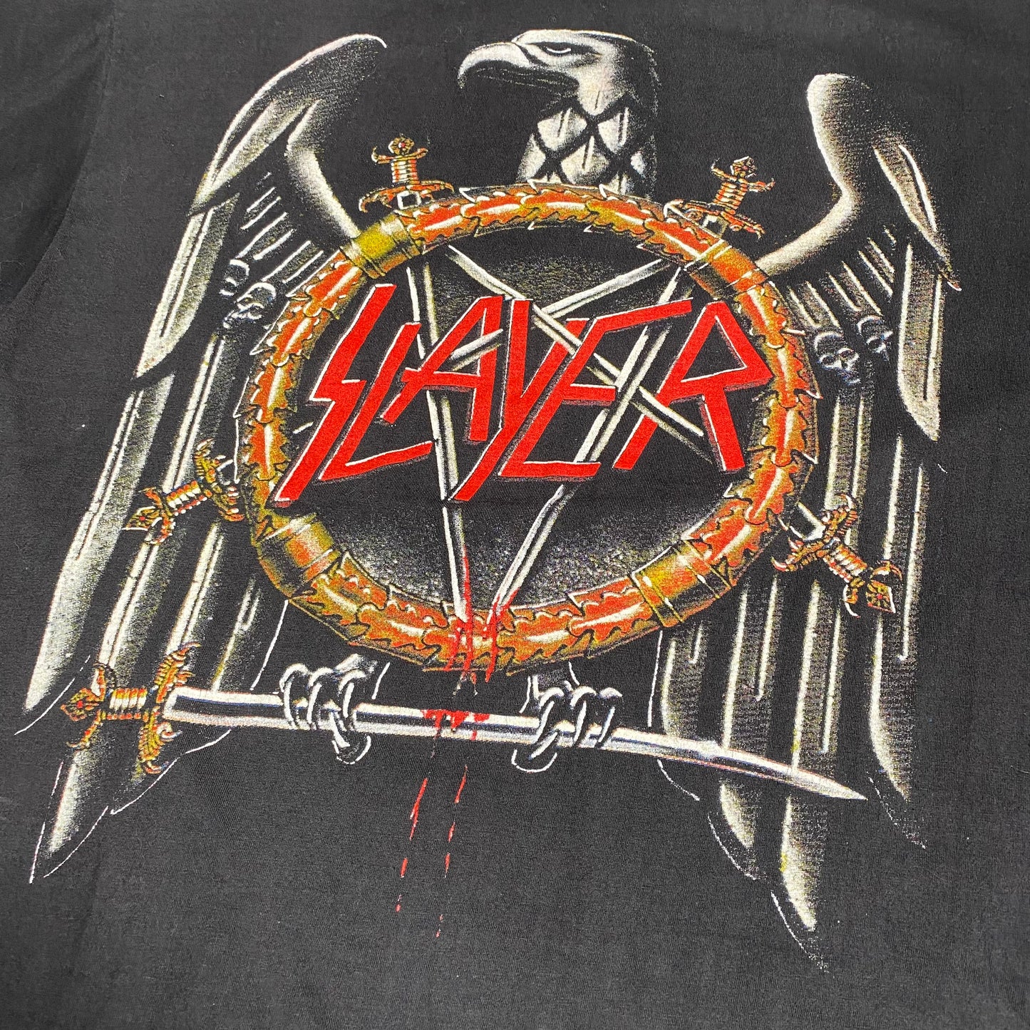 Slayer 90's Season In The Abyss Eagle Bootleg Tee