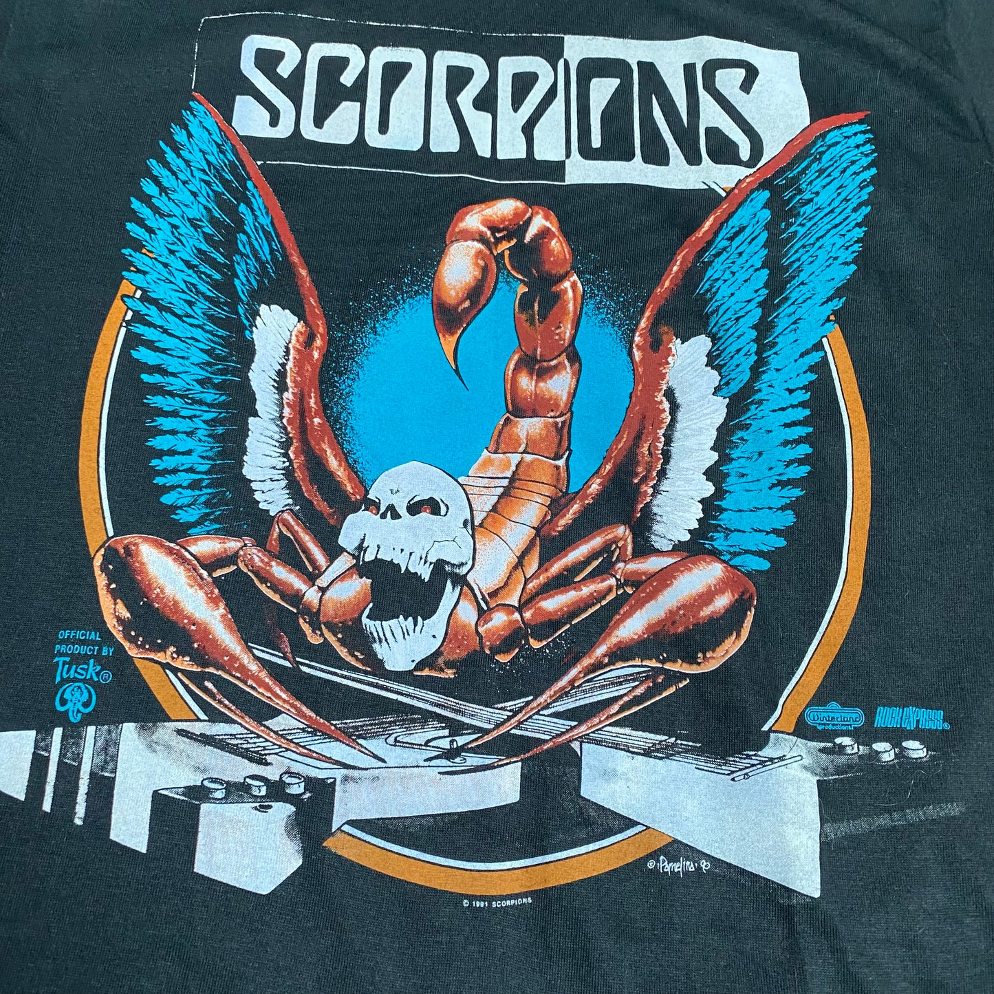 Scorpions 1991 Crazy World Tee
