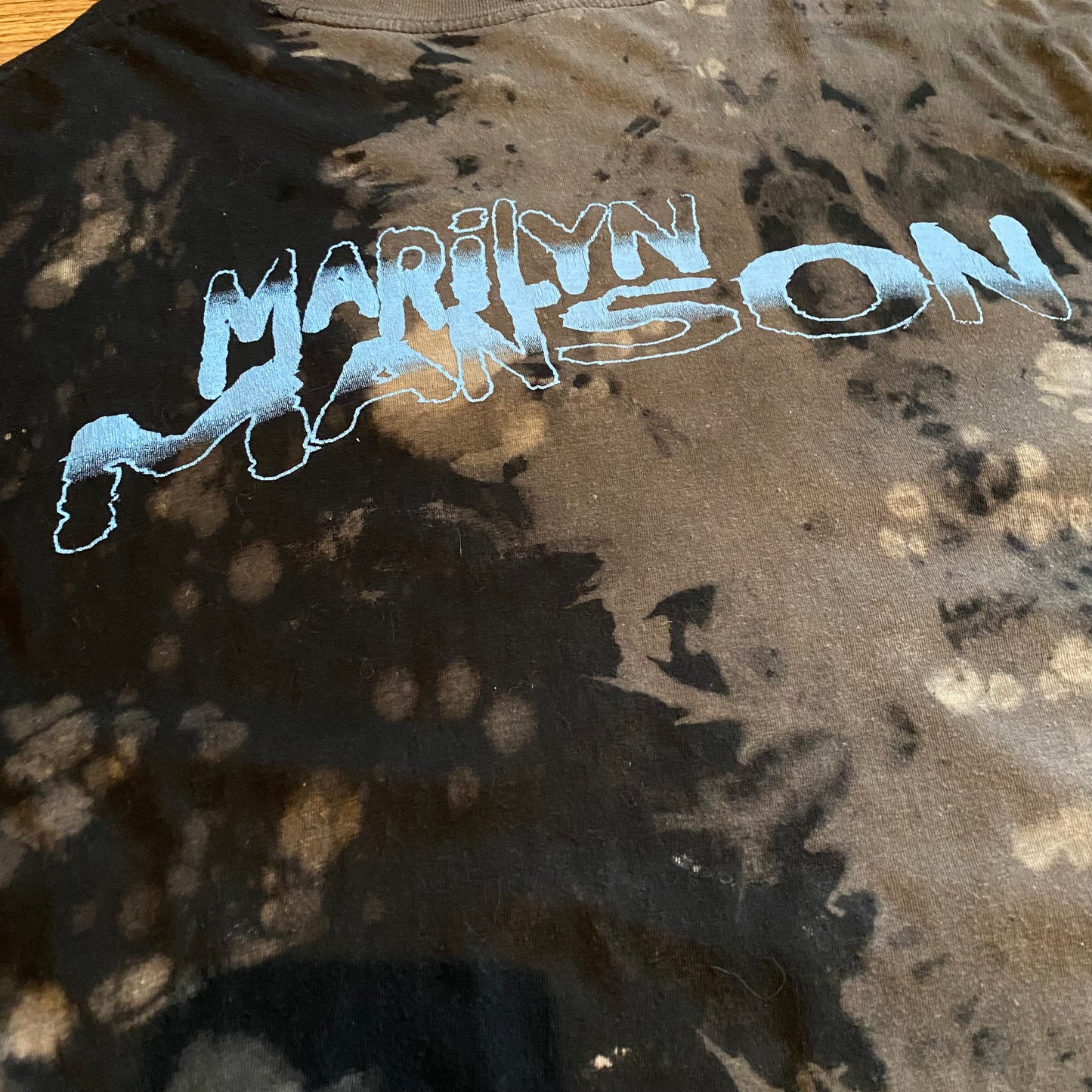 Marilyn Manson 90's Bleach Dye Tee