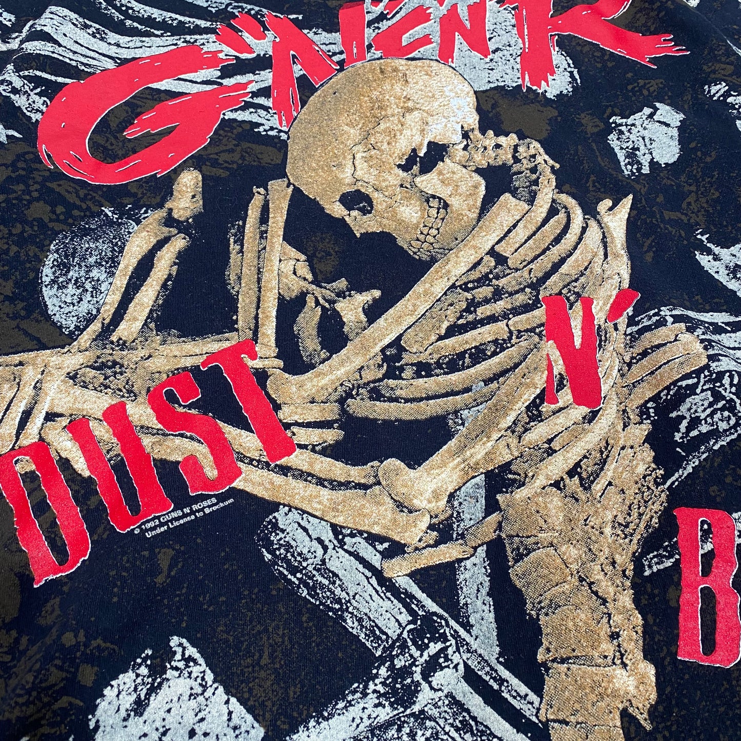 Guns 'N Roses 1992 Dust 'N Bones All Over Print Tee