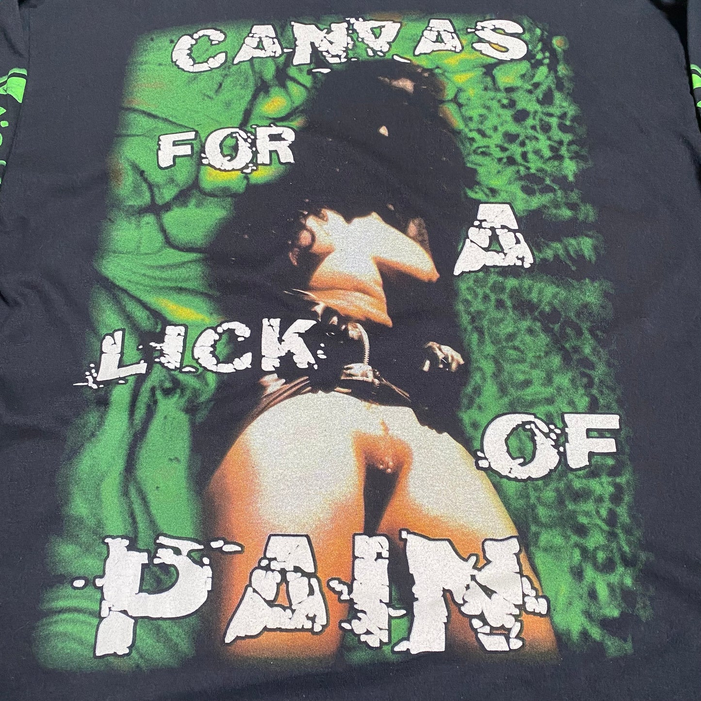 Cradle Of Filth 1999 Canvas For A Lick Of Pain Long Sleeved Tee