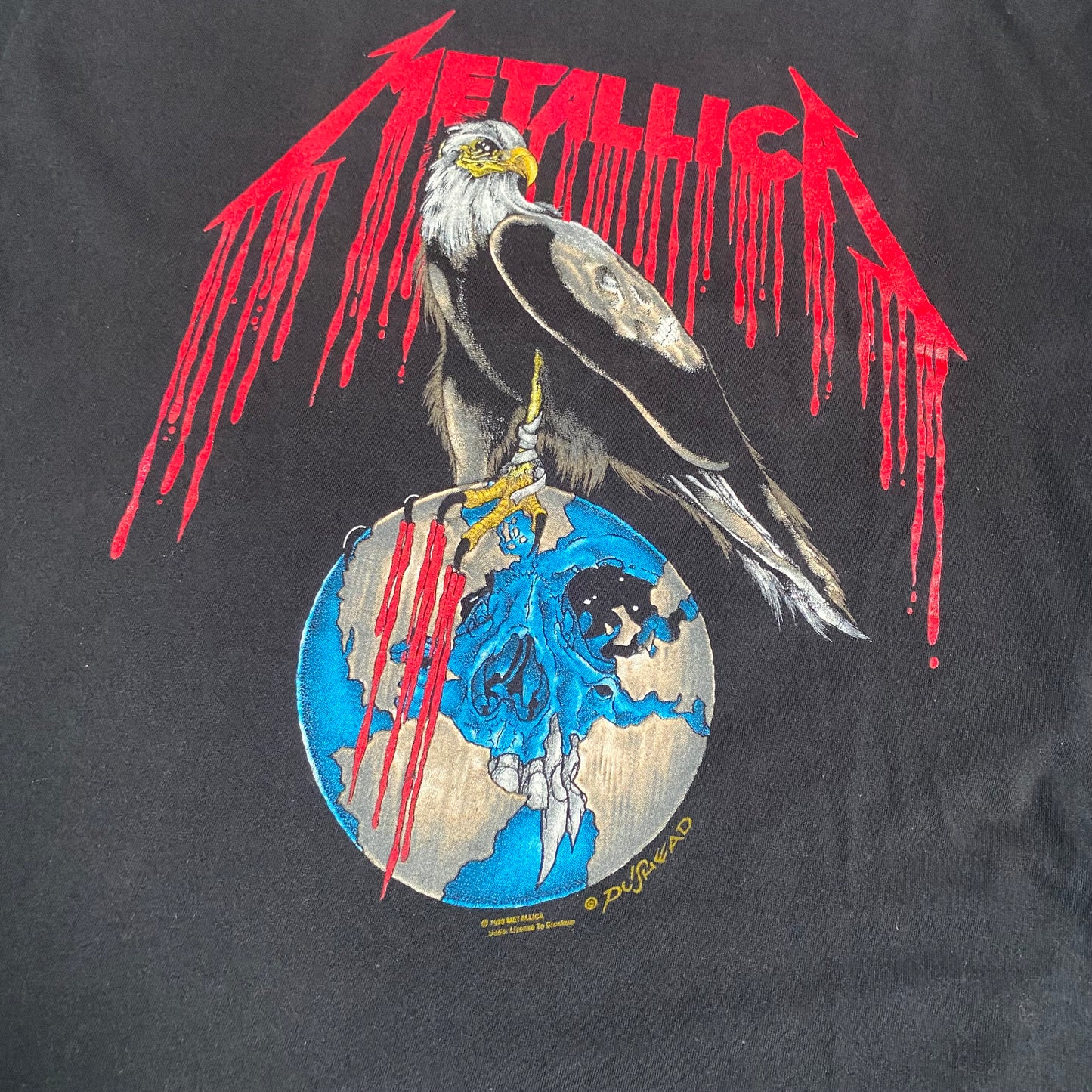 Metallica 1993 Nowhere Else To Roam Pushead Tee