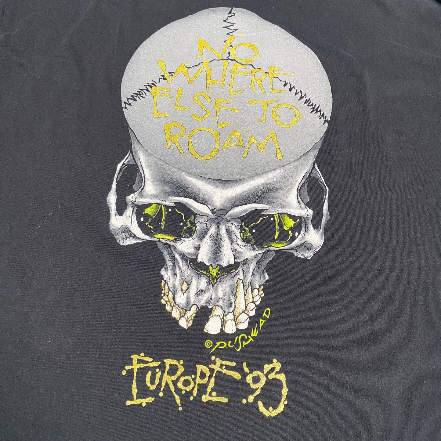 Metallica 1993 Nowhere Else To Roam Pushead Tee