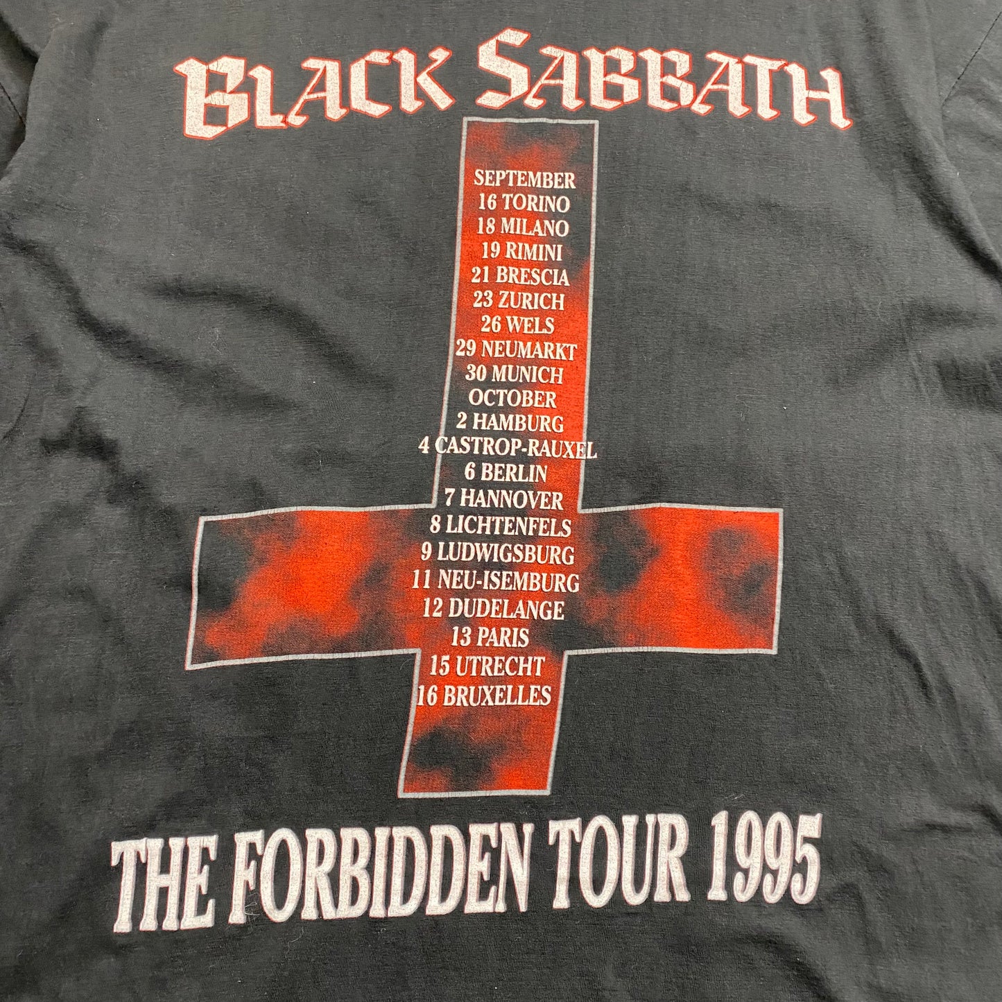 Black Sabbath 1995 The Forbidden Tour Tee