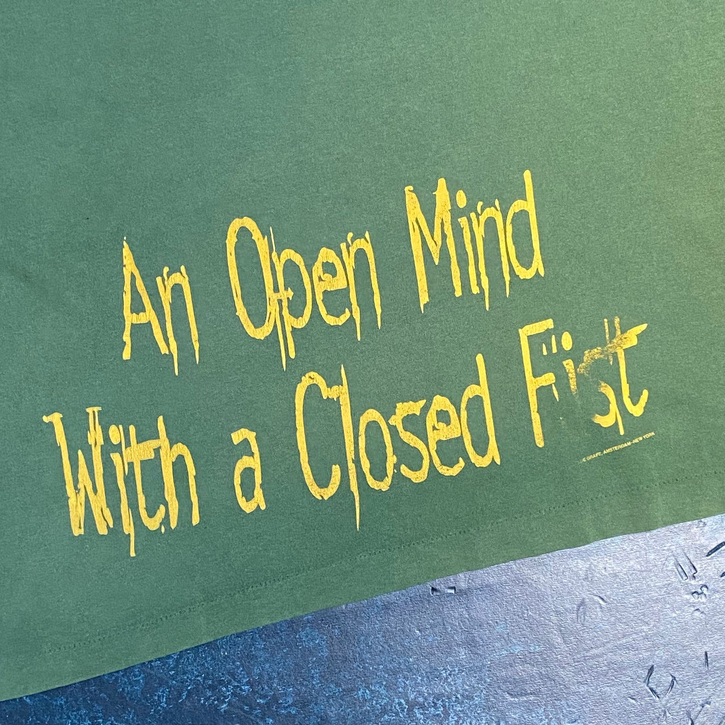 Machine Head 1995 An Open Mind With A Closed Fist Tee