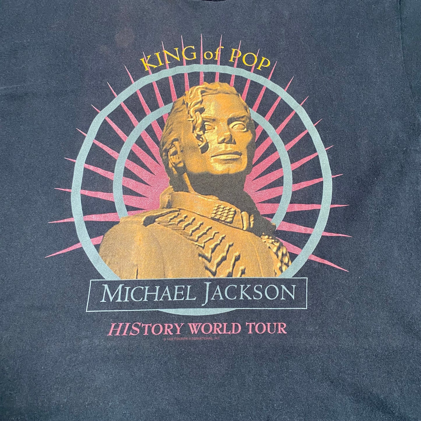 Michael Jackson 1996 King Of Pop - History World Tour Tee