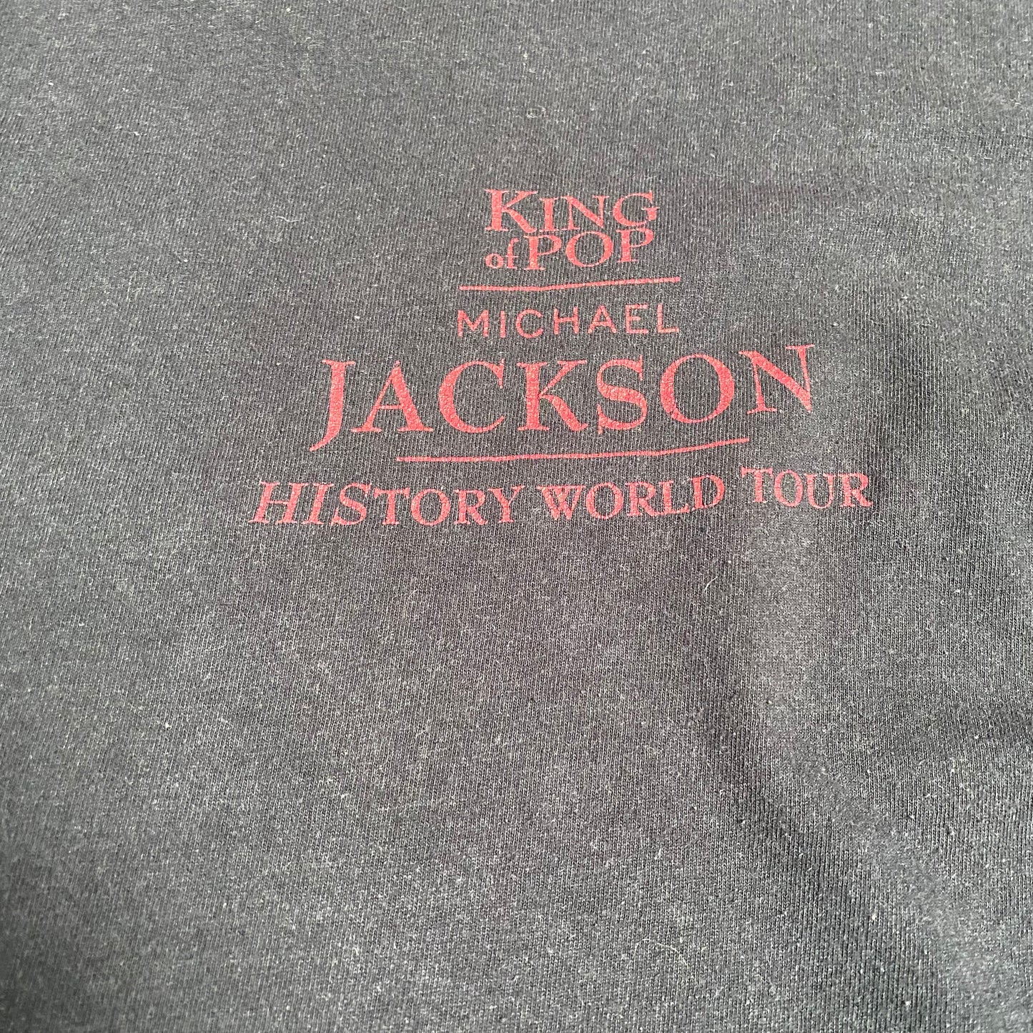 Michael Jackson 1996 King Of Pop - History World Tour Tee