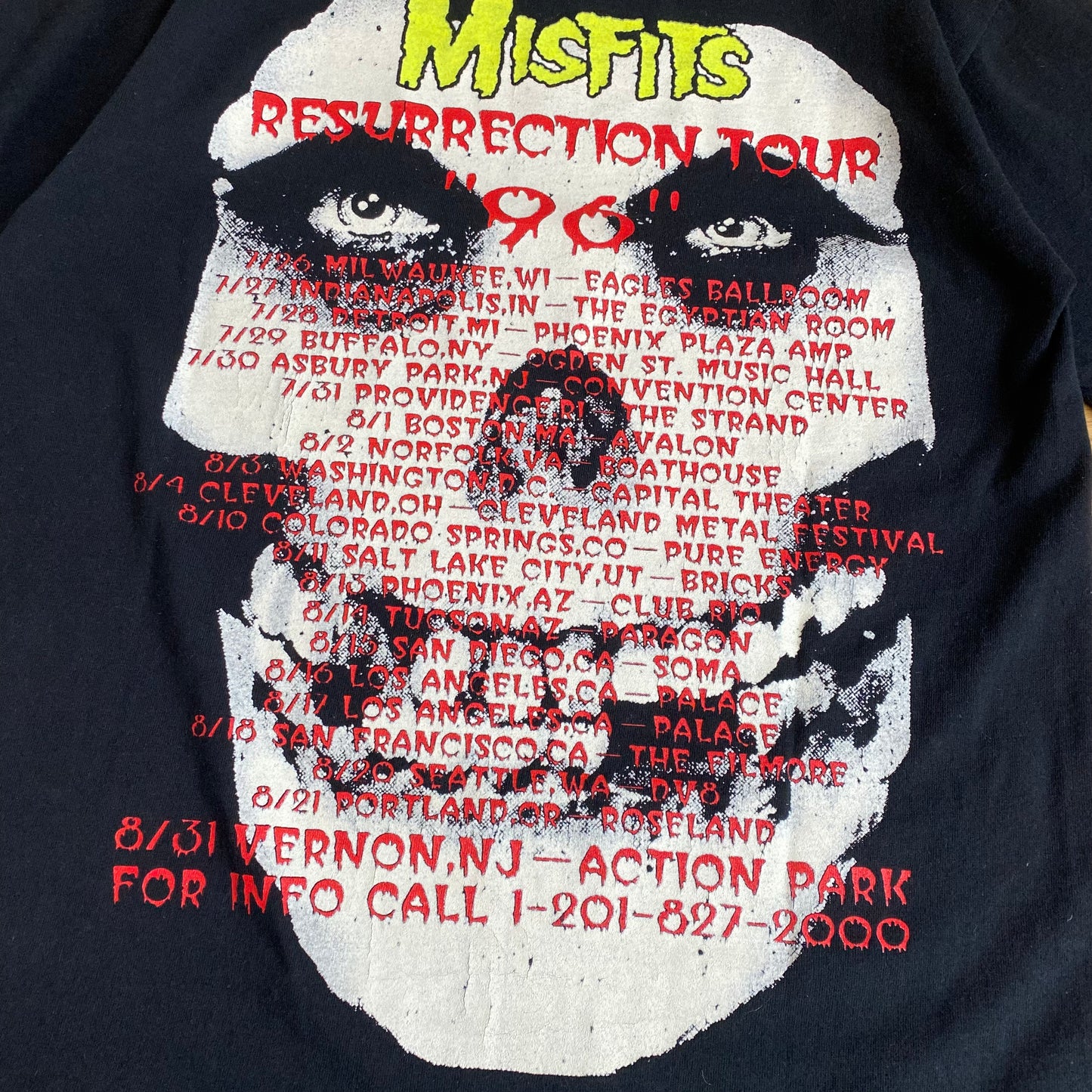 Misfits 1995 Resurrection Tee