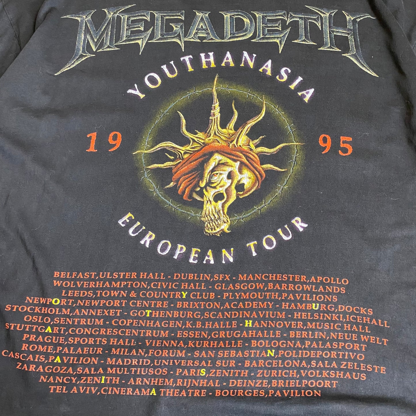 Megadeth 1995 Youthanasia Tee
